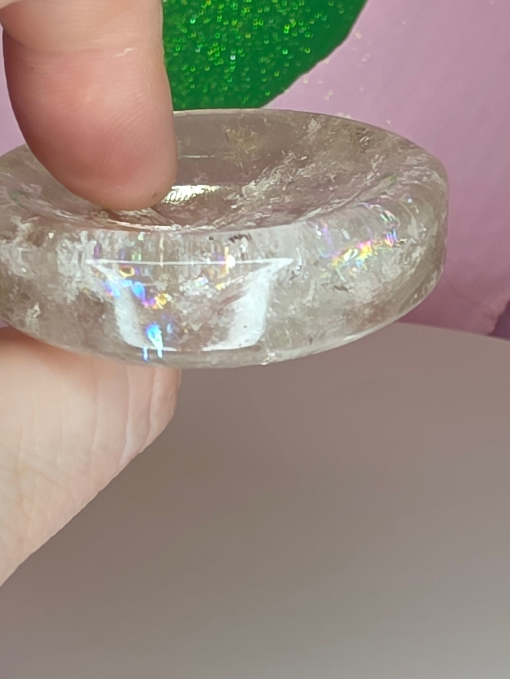 Clear Quartz Sphere Holder B