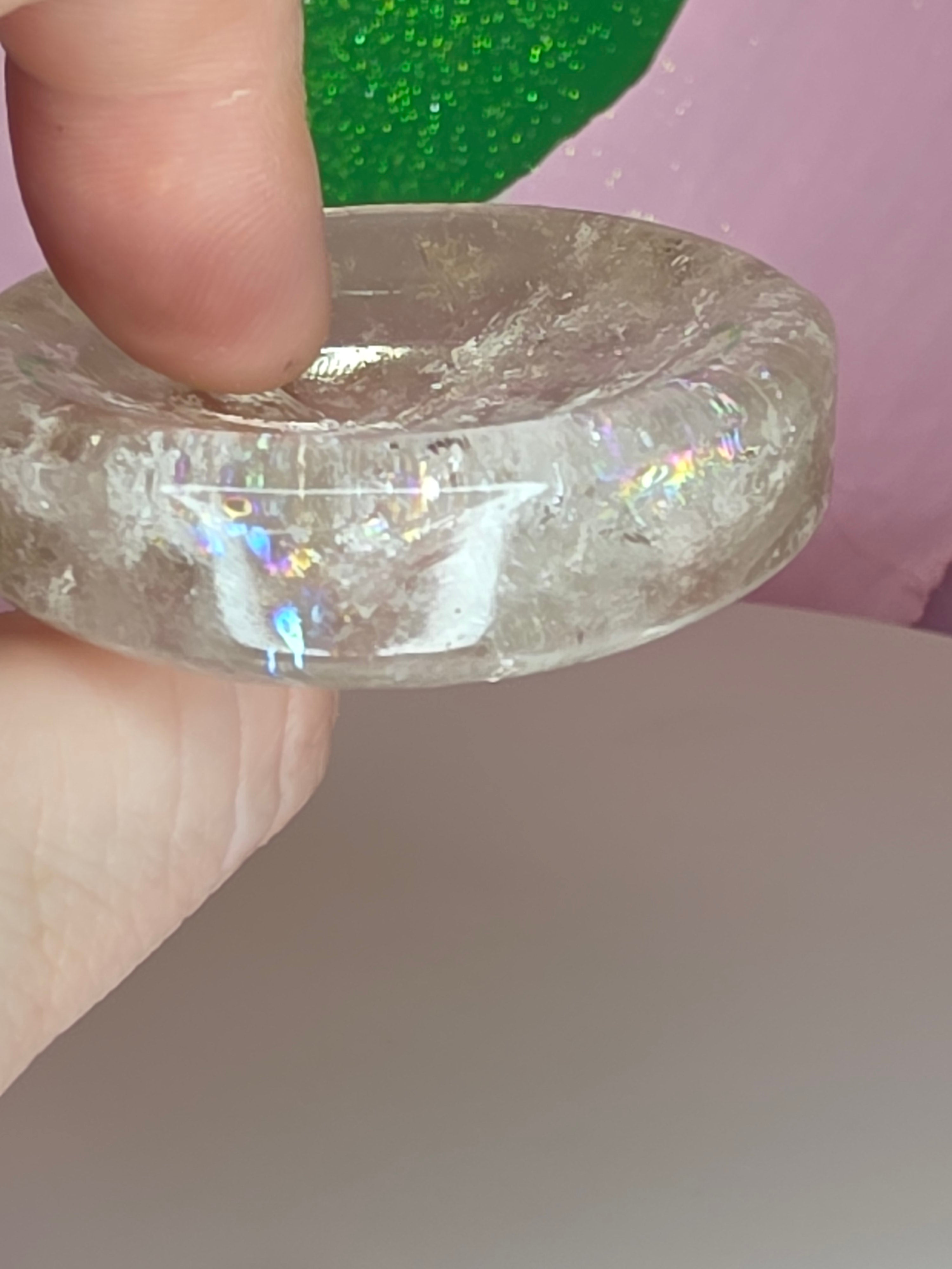 Clear Quartz Sphere Holder B