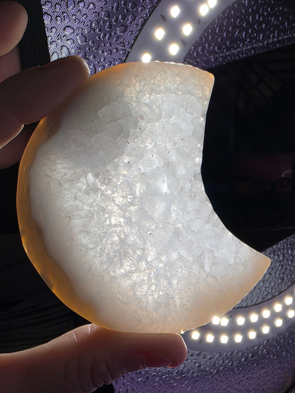 Quartz and Agate Moon A