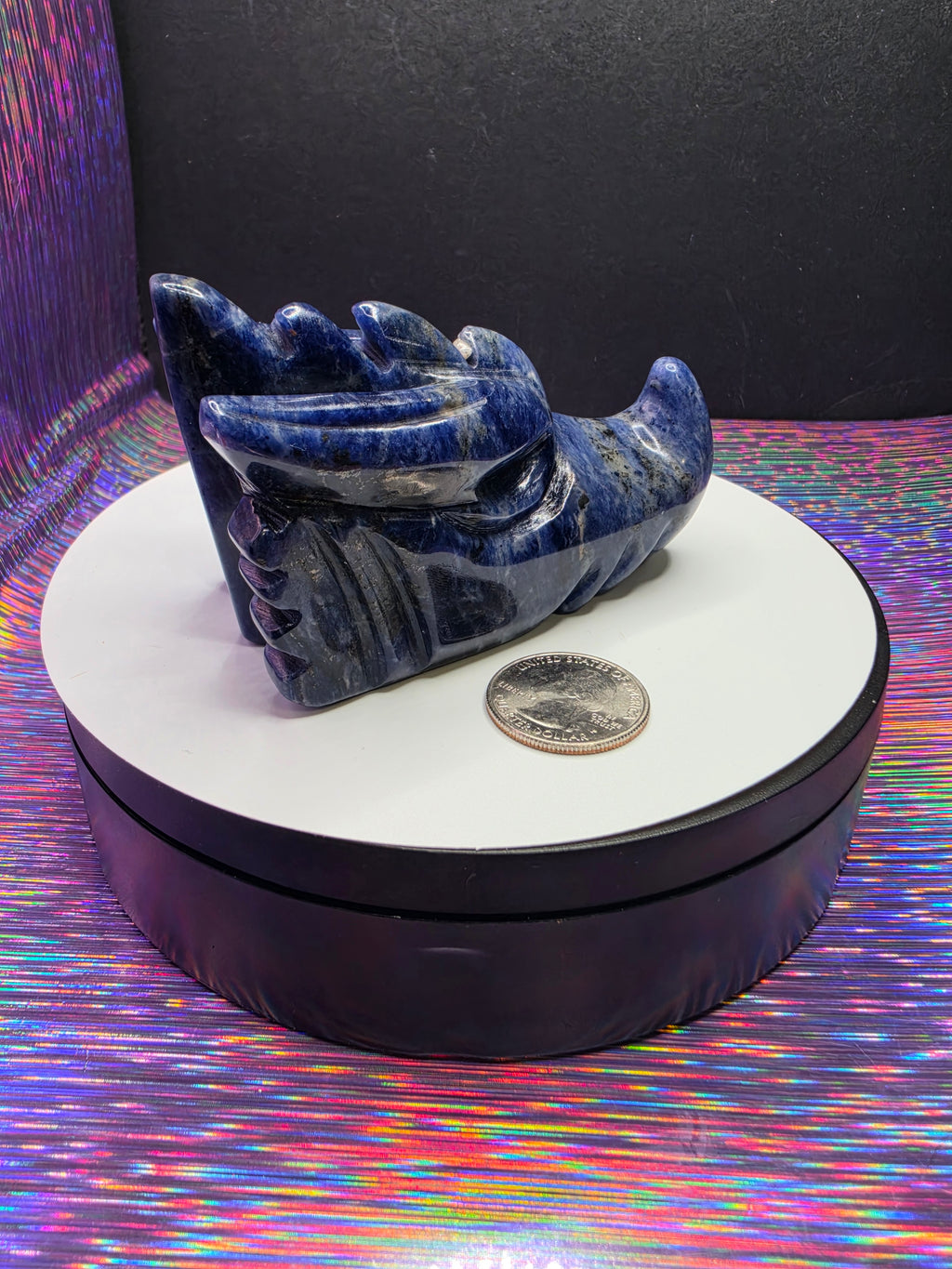 Sodalite Dragonhead