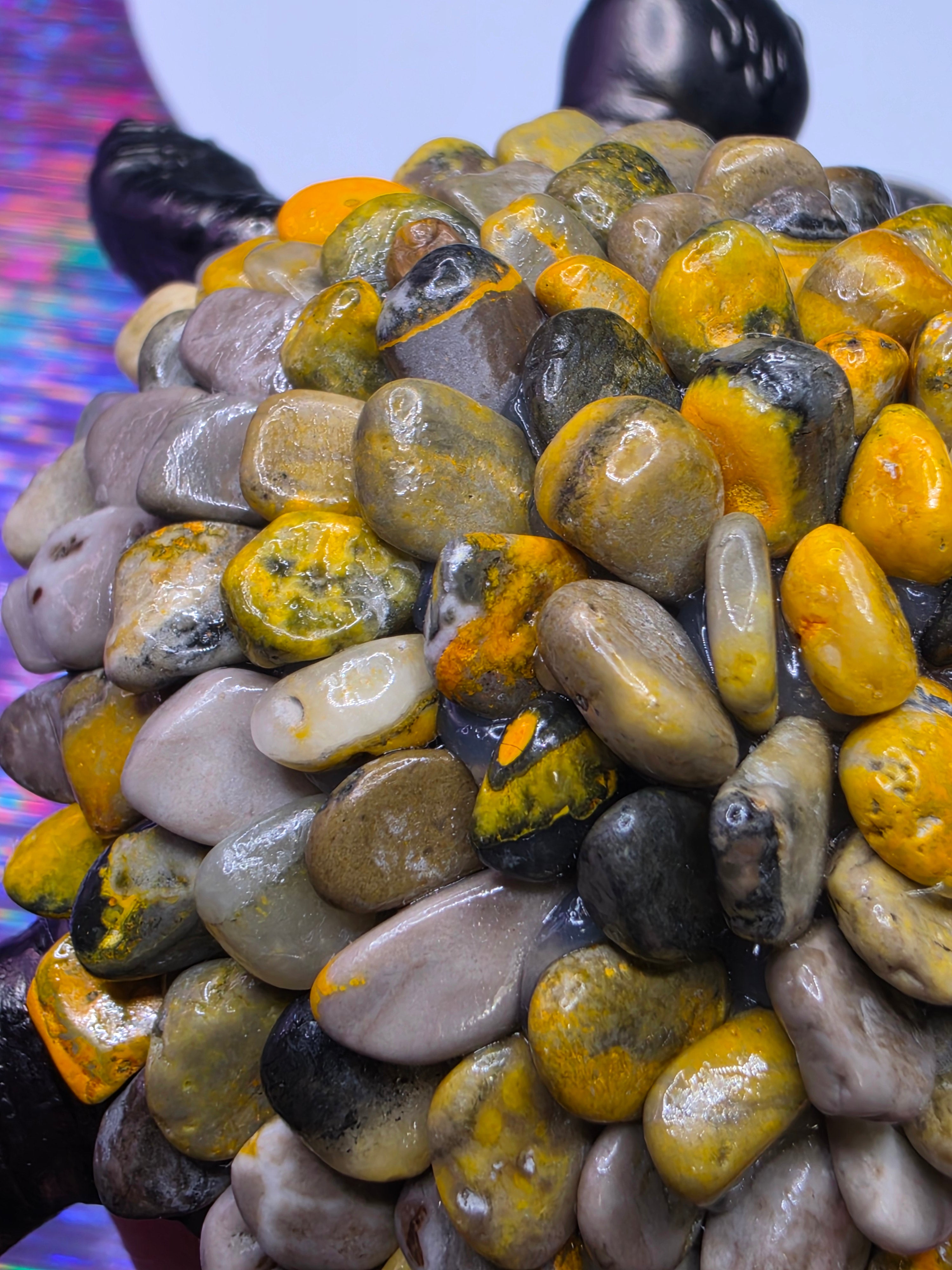 Turtle with Bumblebee Jasper Chips A