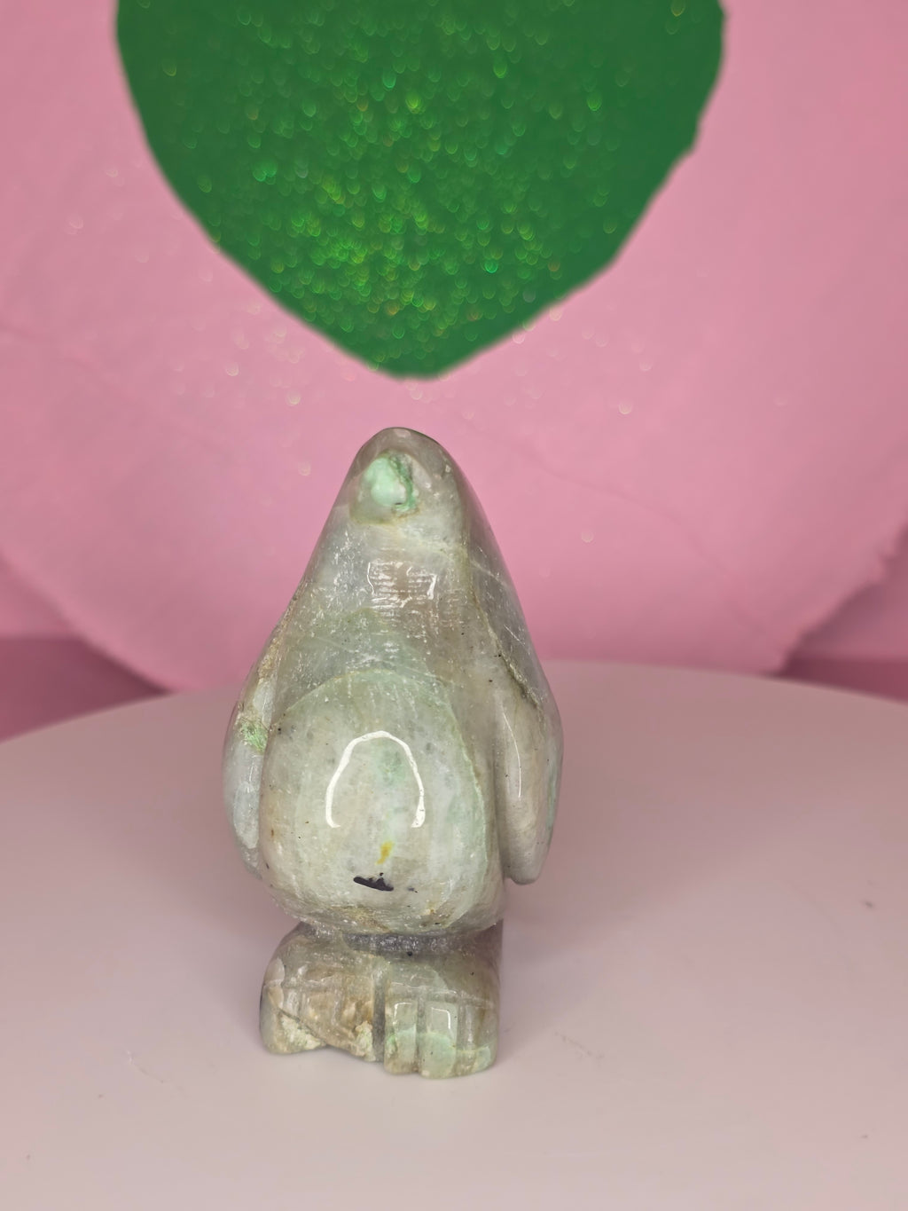 Garnierite Green Moonstone Penguin B