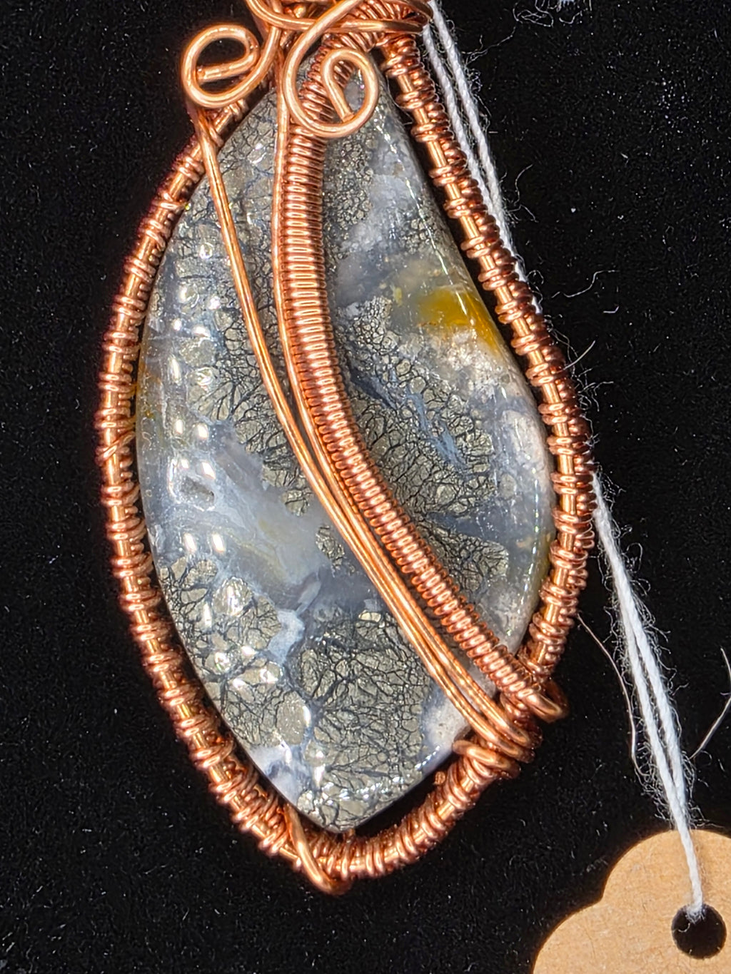 Marcasite Freeform Pendant