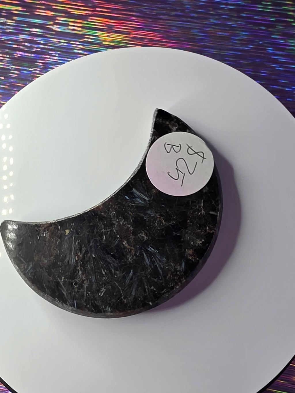 Arfvedsonite with Garnet Moon B