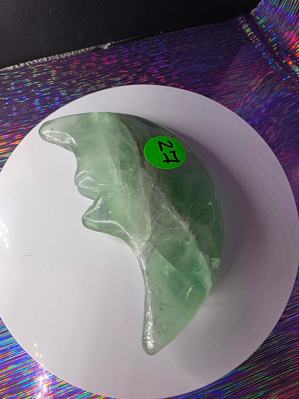 Fluorite Moon Face