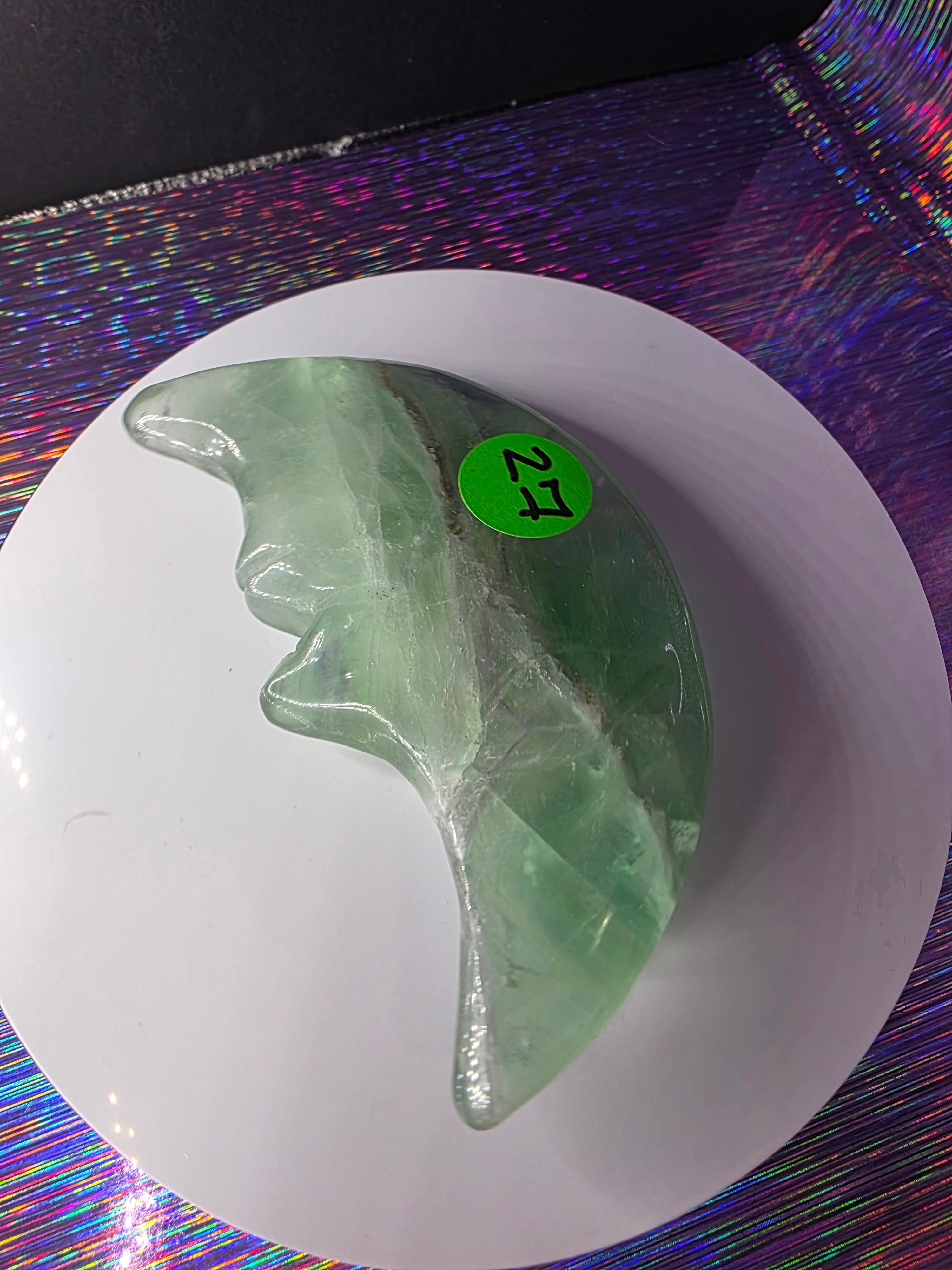 Fluorite Moon Face