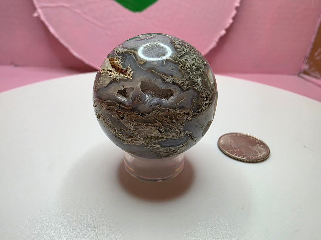 Moss Agate Sphere A