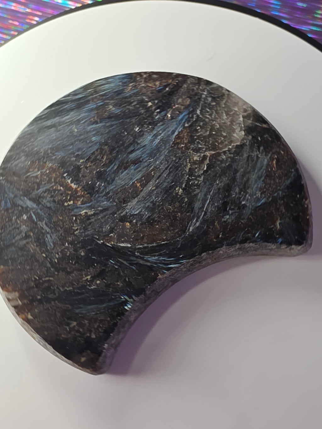 Arfvedsonite with Garnet Moon D