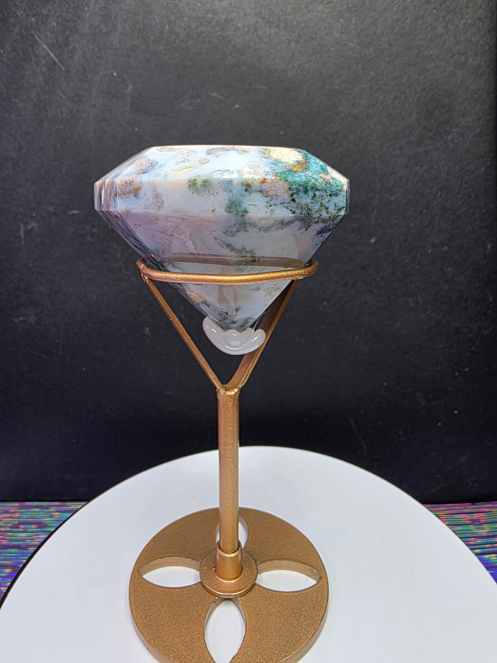 Ocean Jasper Moss Agate Diamond B