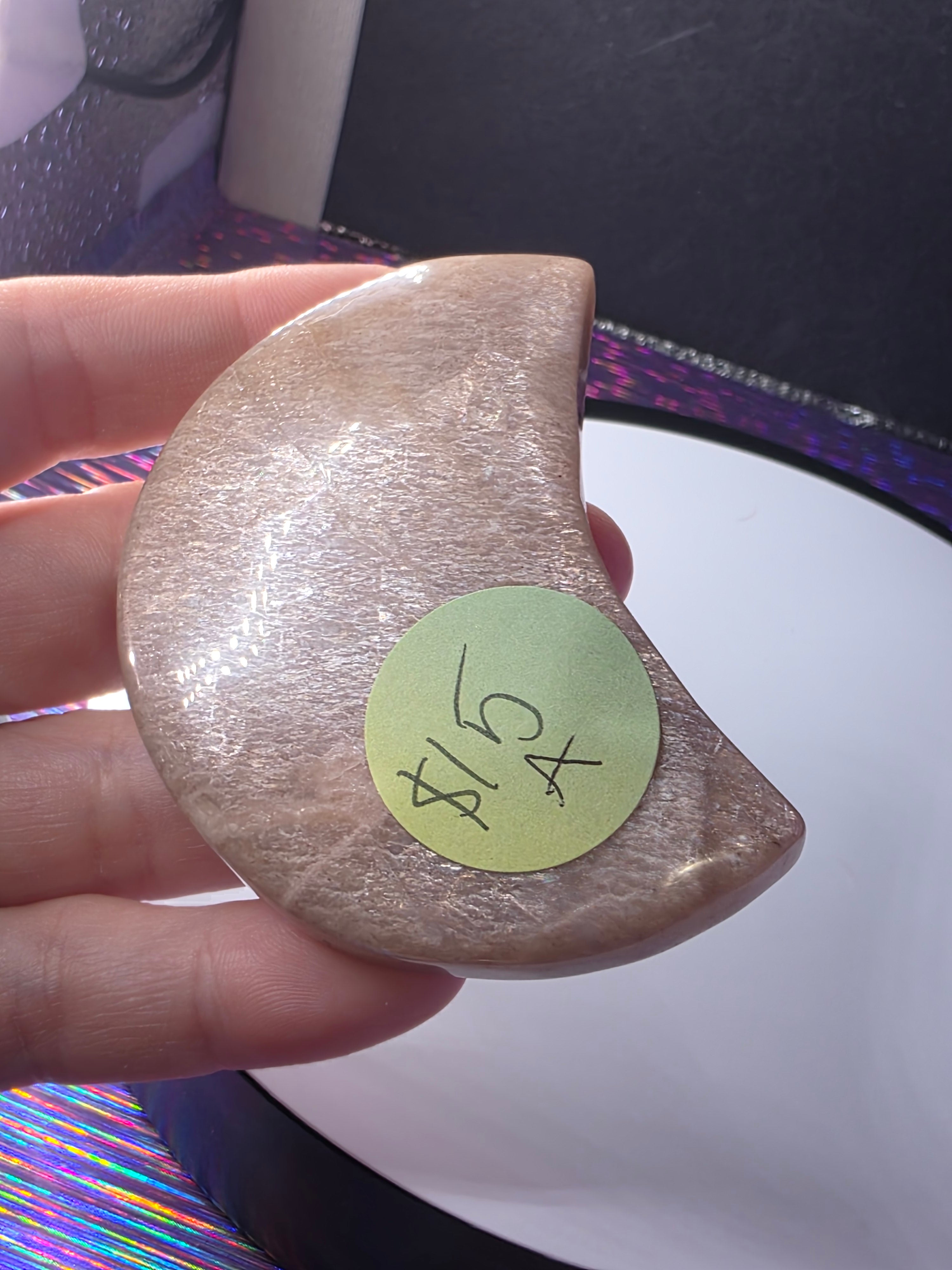 Peach Moonstone Moon A