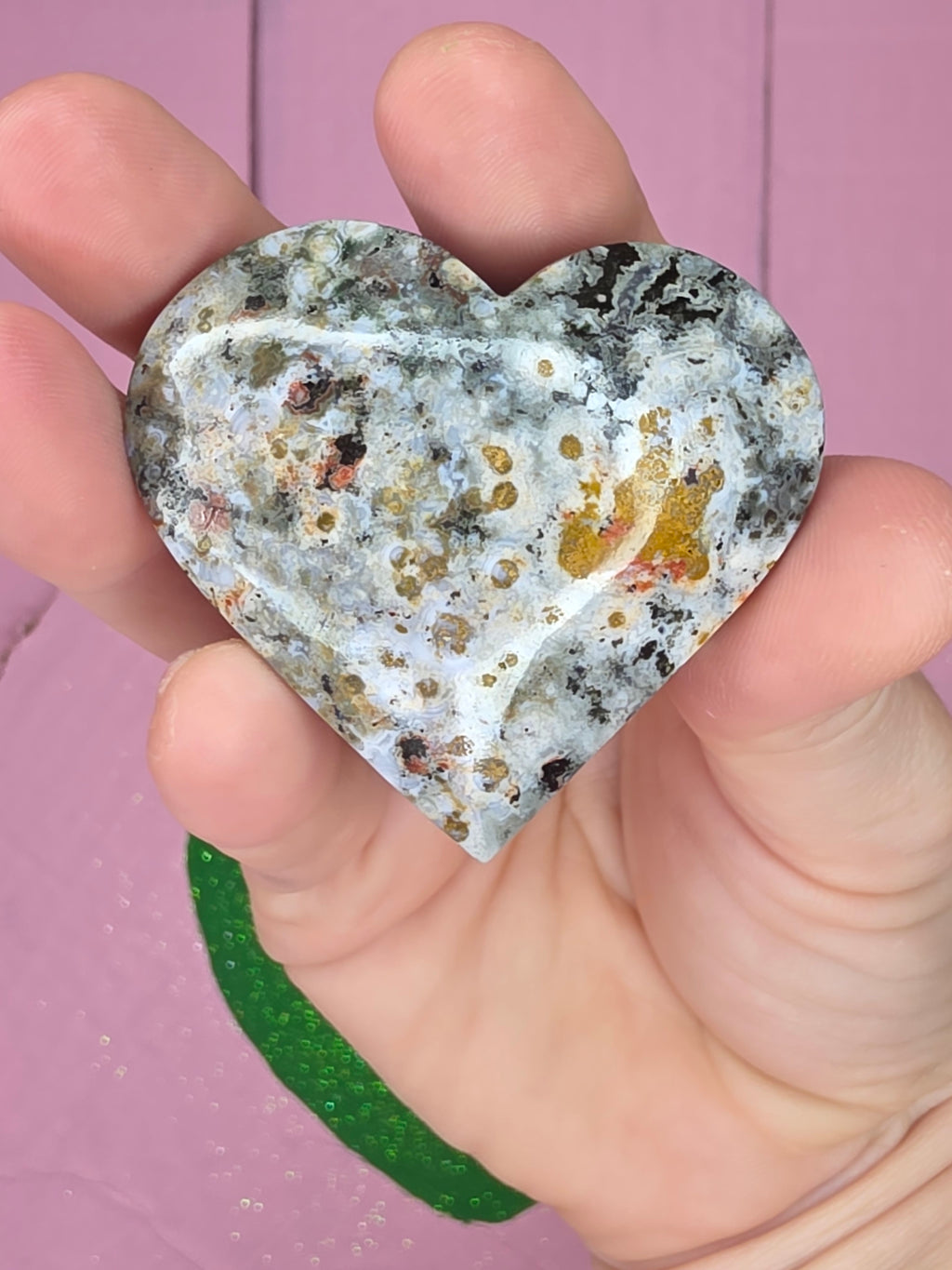 8th Vein Ocean Jasper Heart A