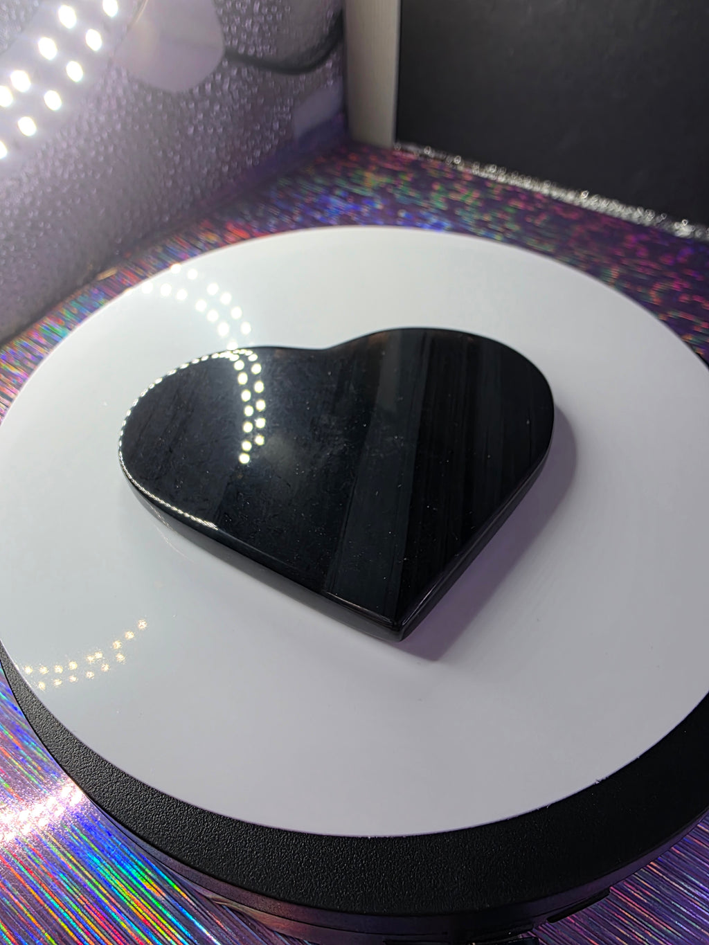 Obsidian Lace Heart E