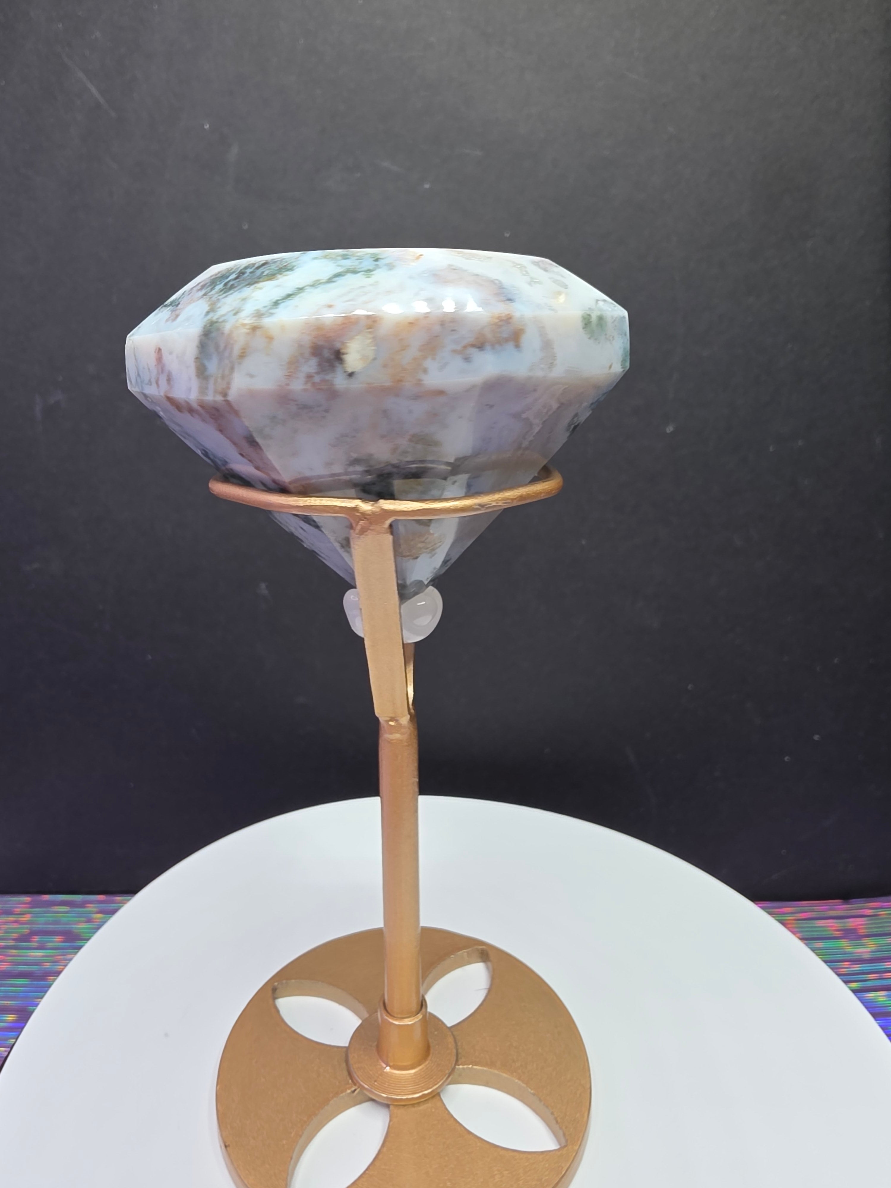 Ocean Jasper Moss Agate Diamond B