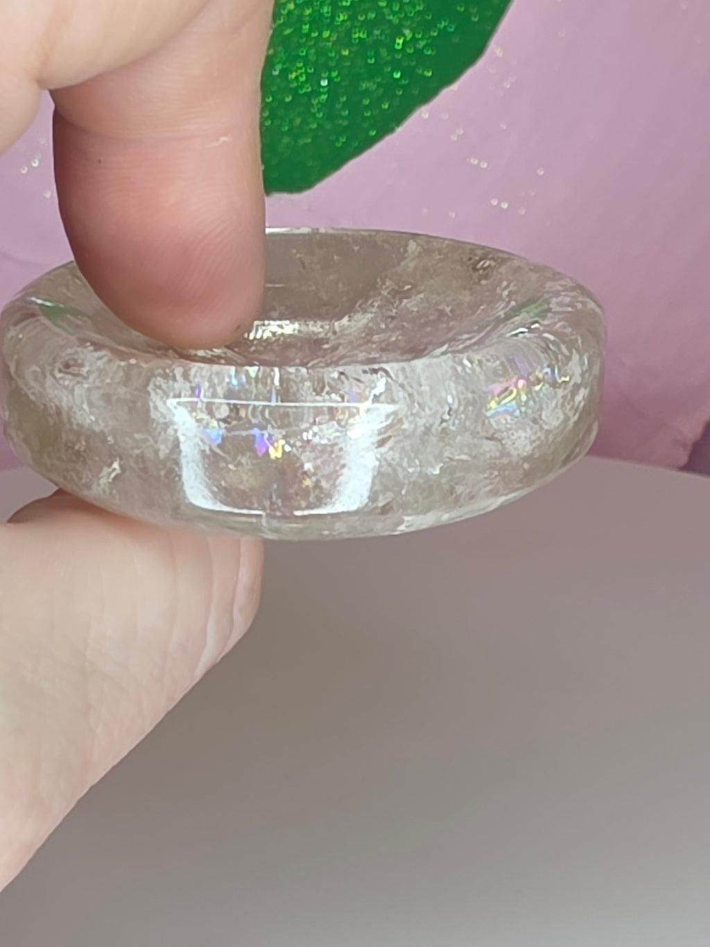 Clear Quartz Sphere Holder B