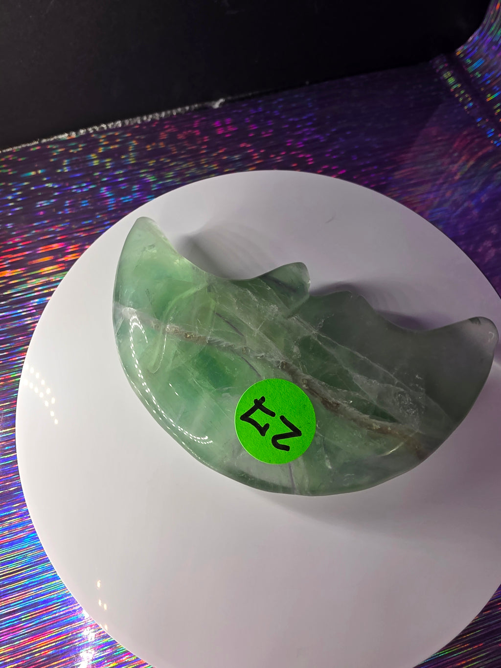 Fluorite Moon Face