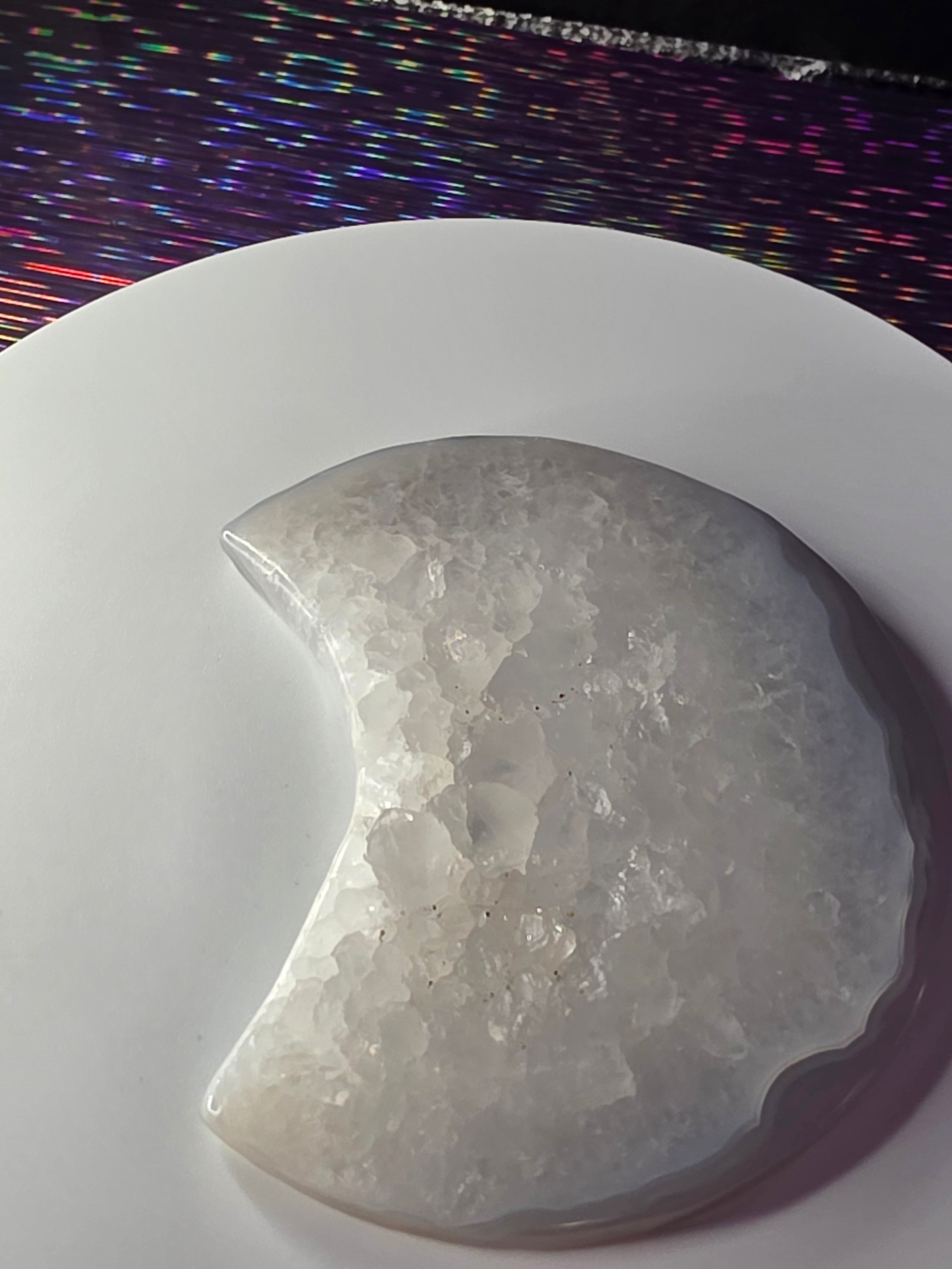 Quartz and Agate Moon A