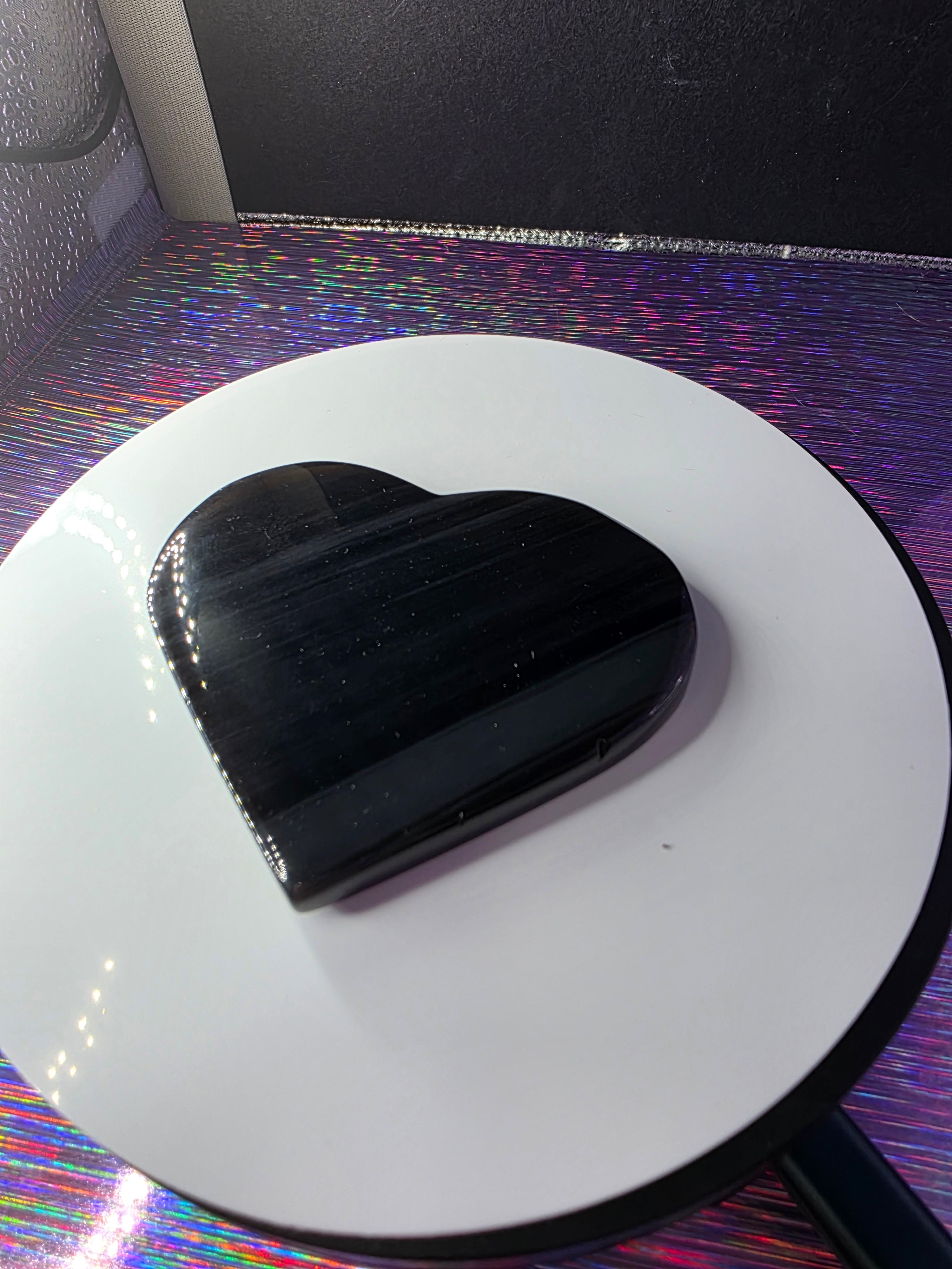Obsidian Lace Heart C