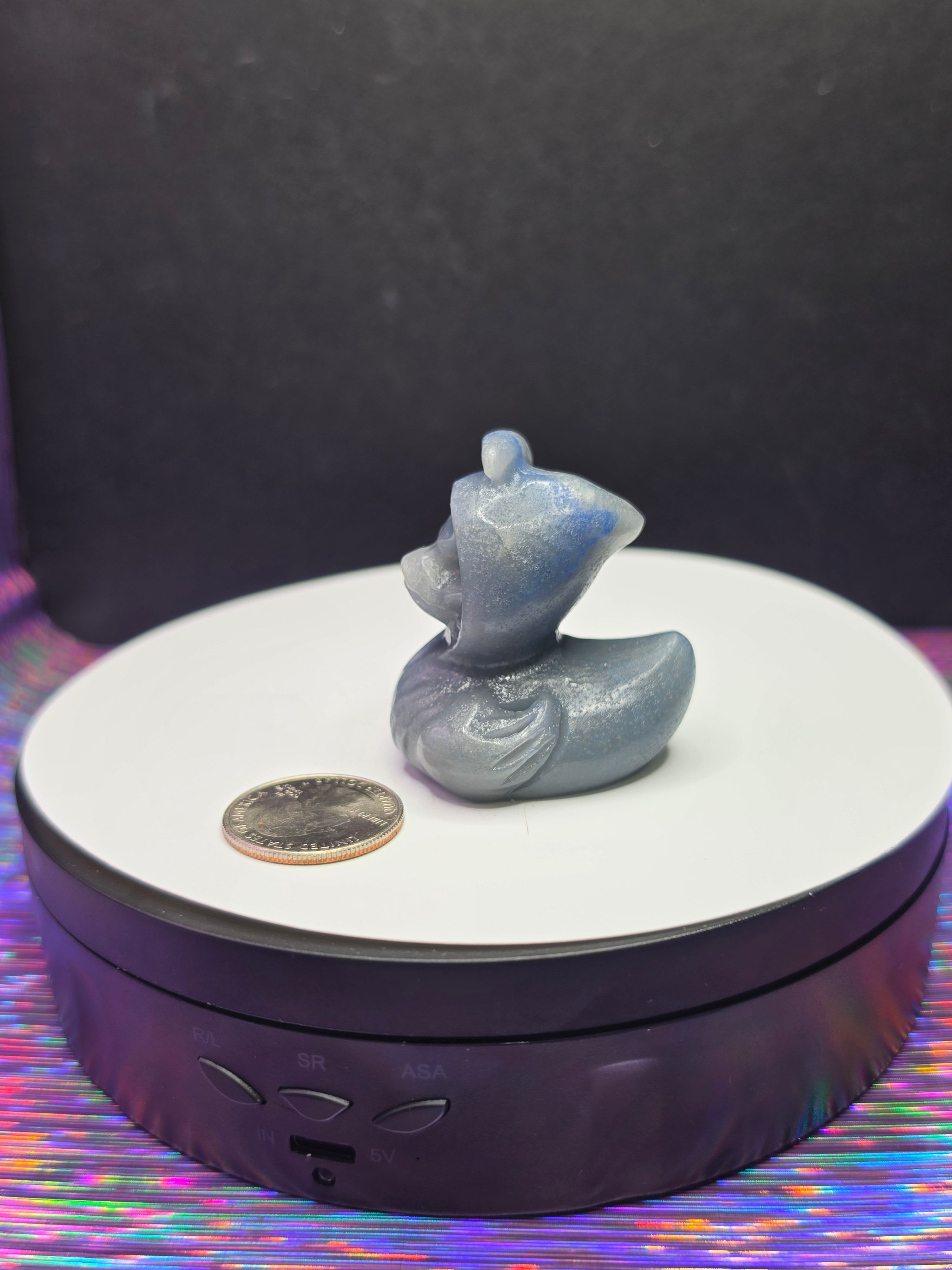 Blue Aventurine Grim Reaper Duck A