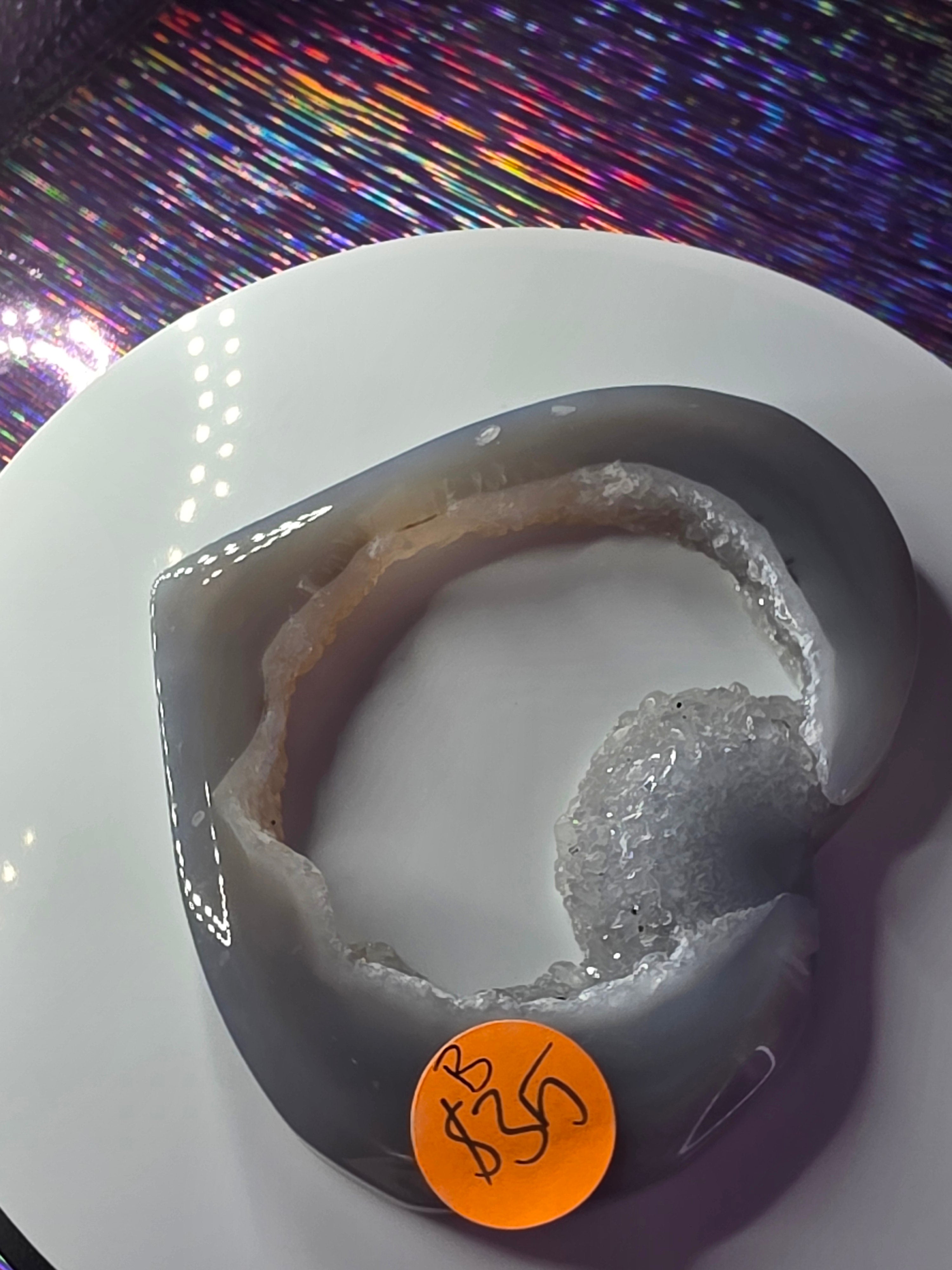 Druzy Agate Heart B