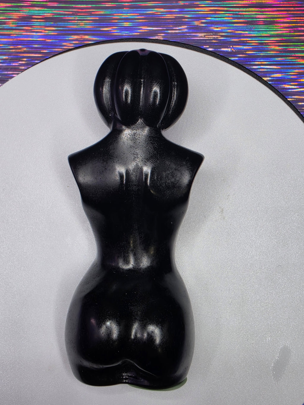 Obsidian Lady Body with Pumpkin Head
