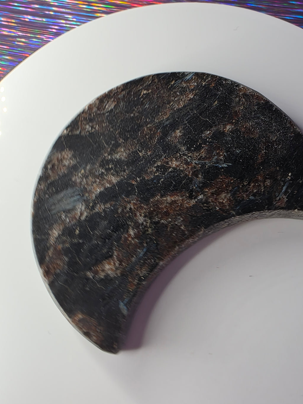 Arfvedsonite with Garnet Moon C