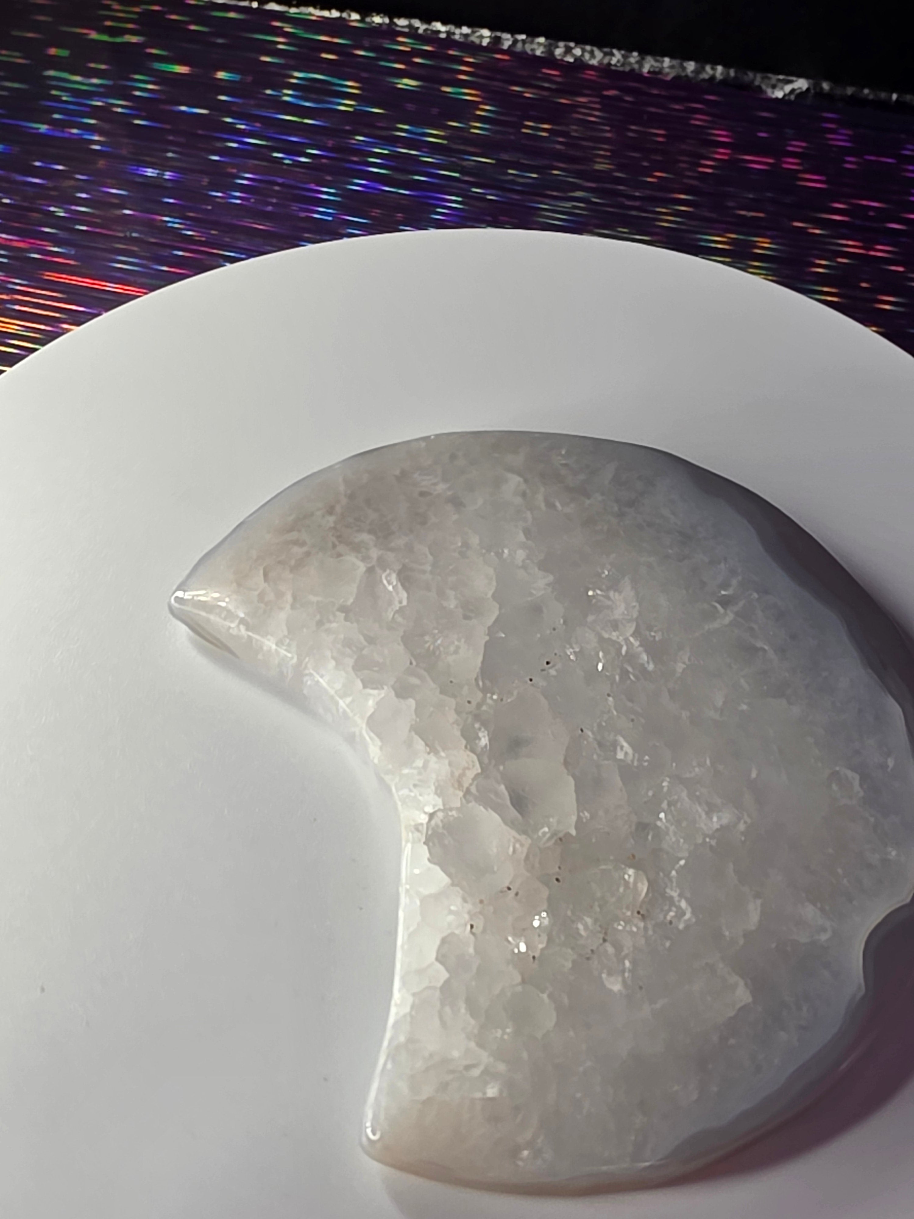 Quartz and Agate Moon A