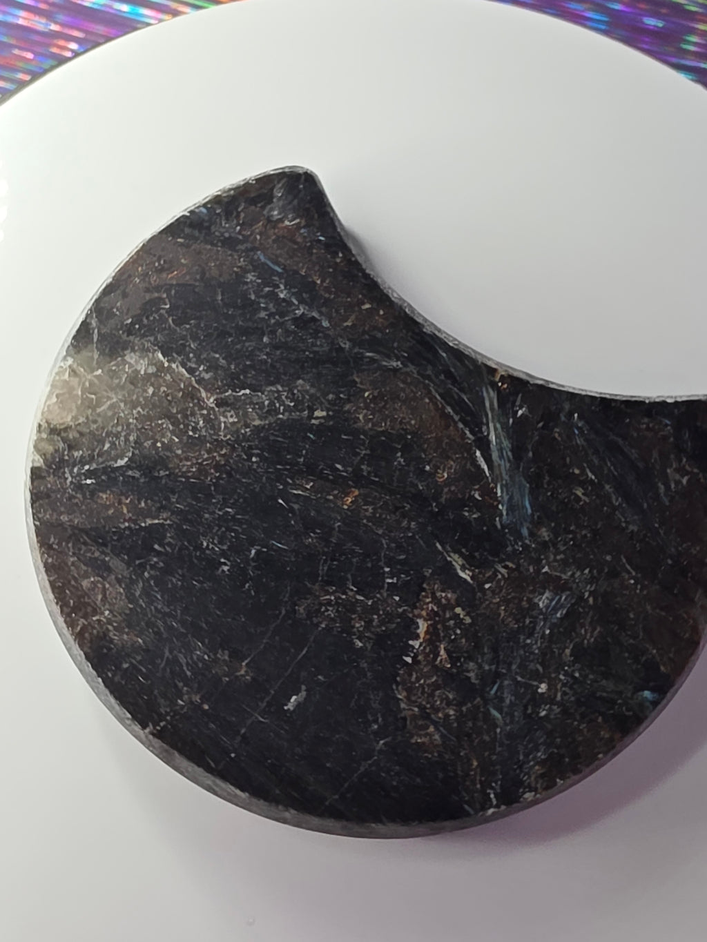 Arfvedsonite with Garnet Moon D