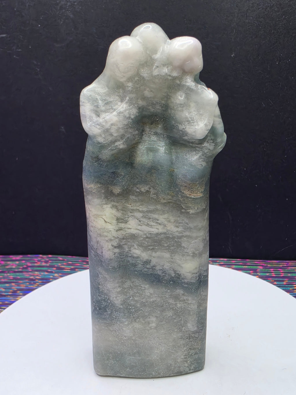 Sky Blue Calcite Maiden Mother and Crone
