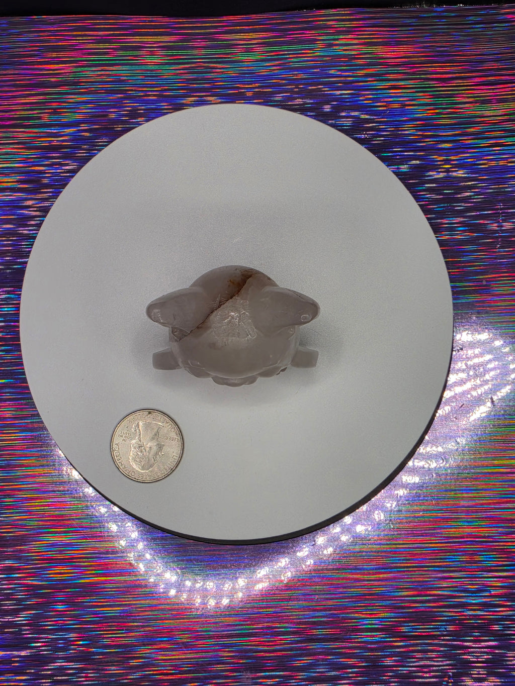 Clear Quartz Bat A