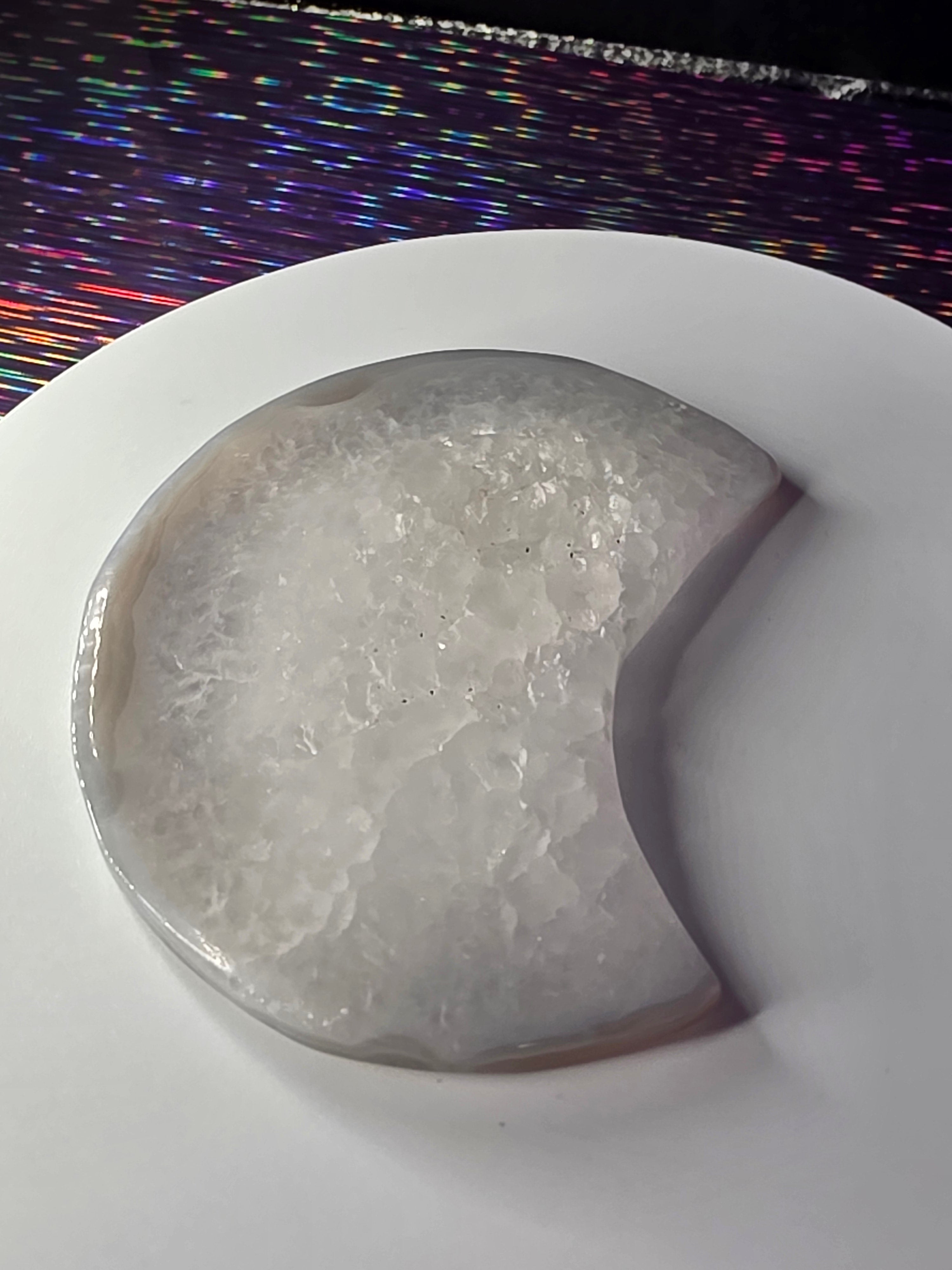 Quartz and Agate Moon A