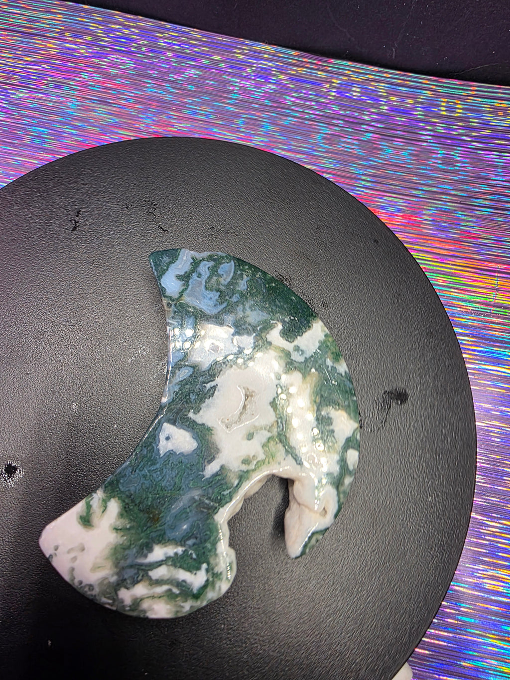 Moss Agate Moon A