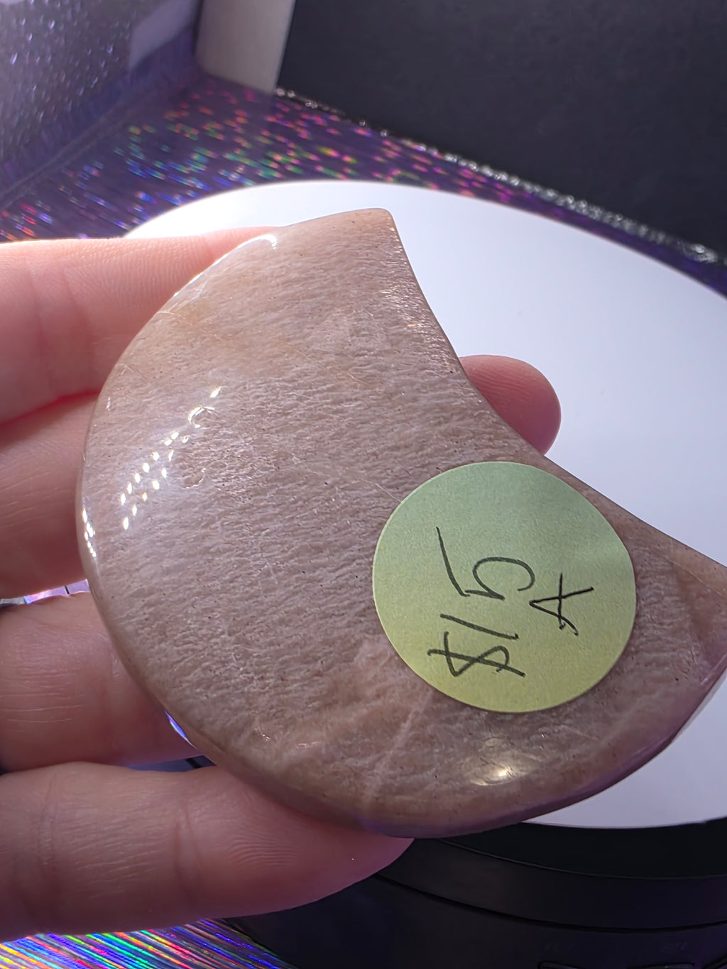 Peach Moonstone Moon A