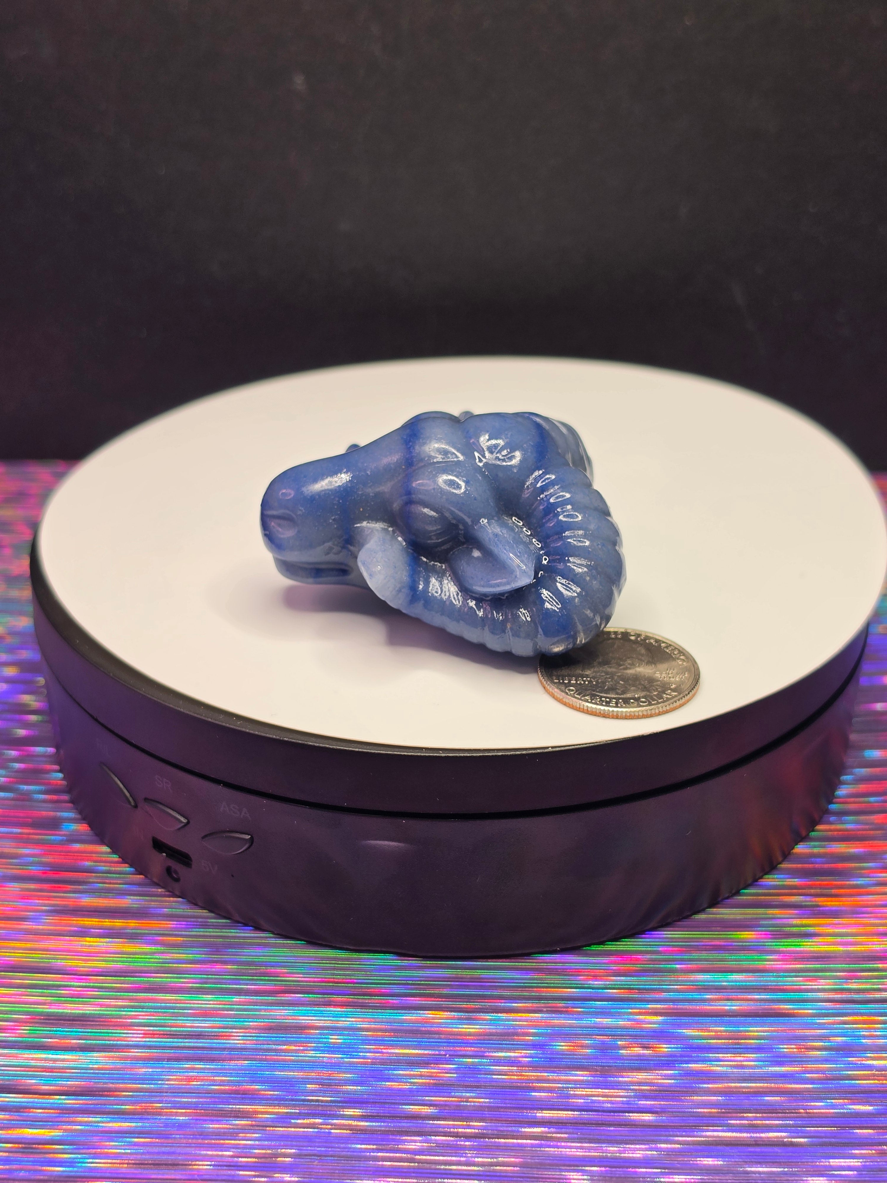 Blue Aventurine Bighorn Ram B