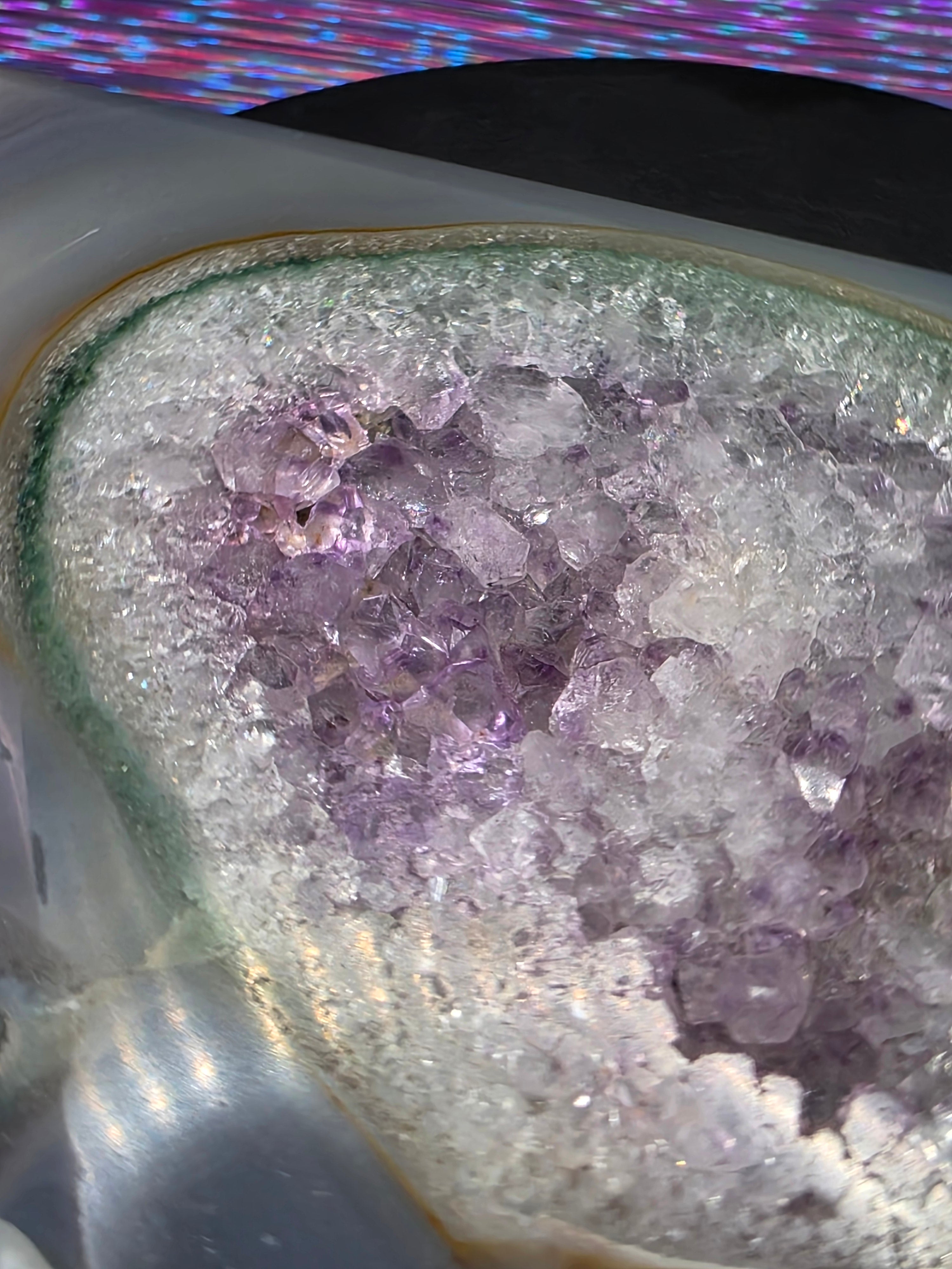 Agate Amethyst Diamond A