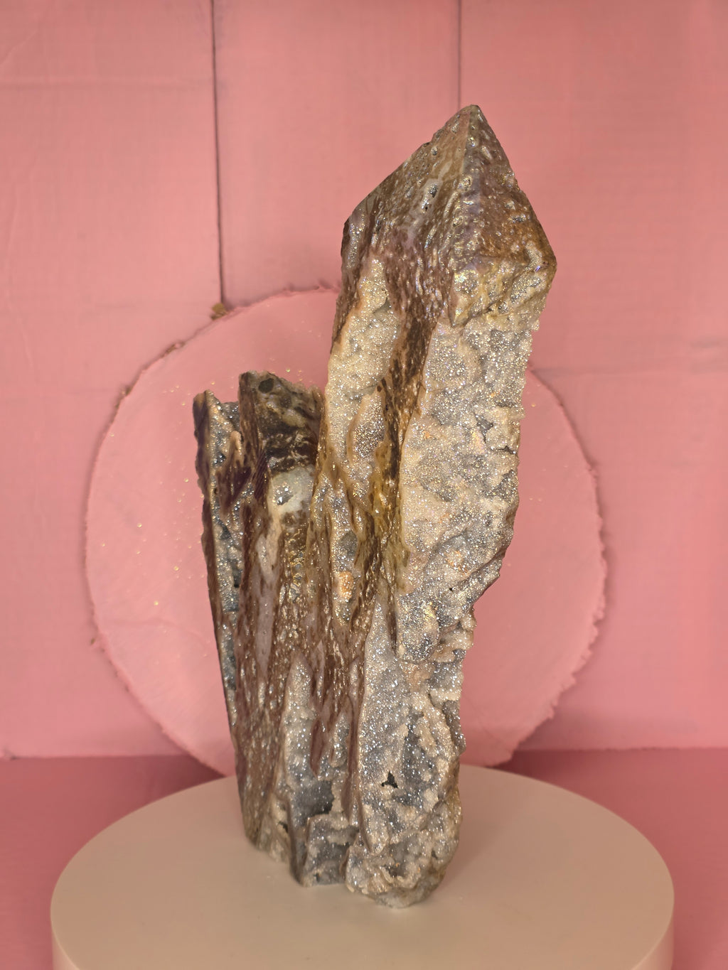 Aura Coated Sphalerite Tower D