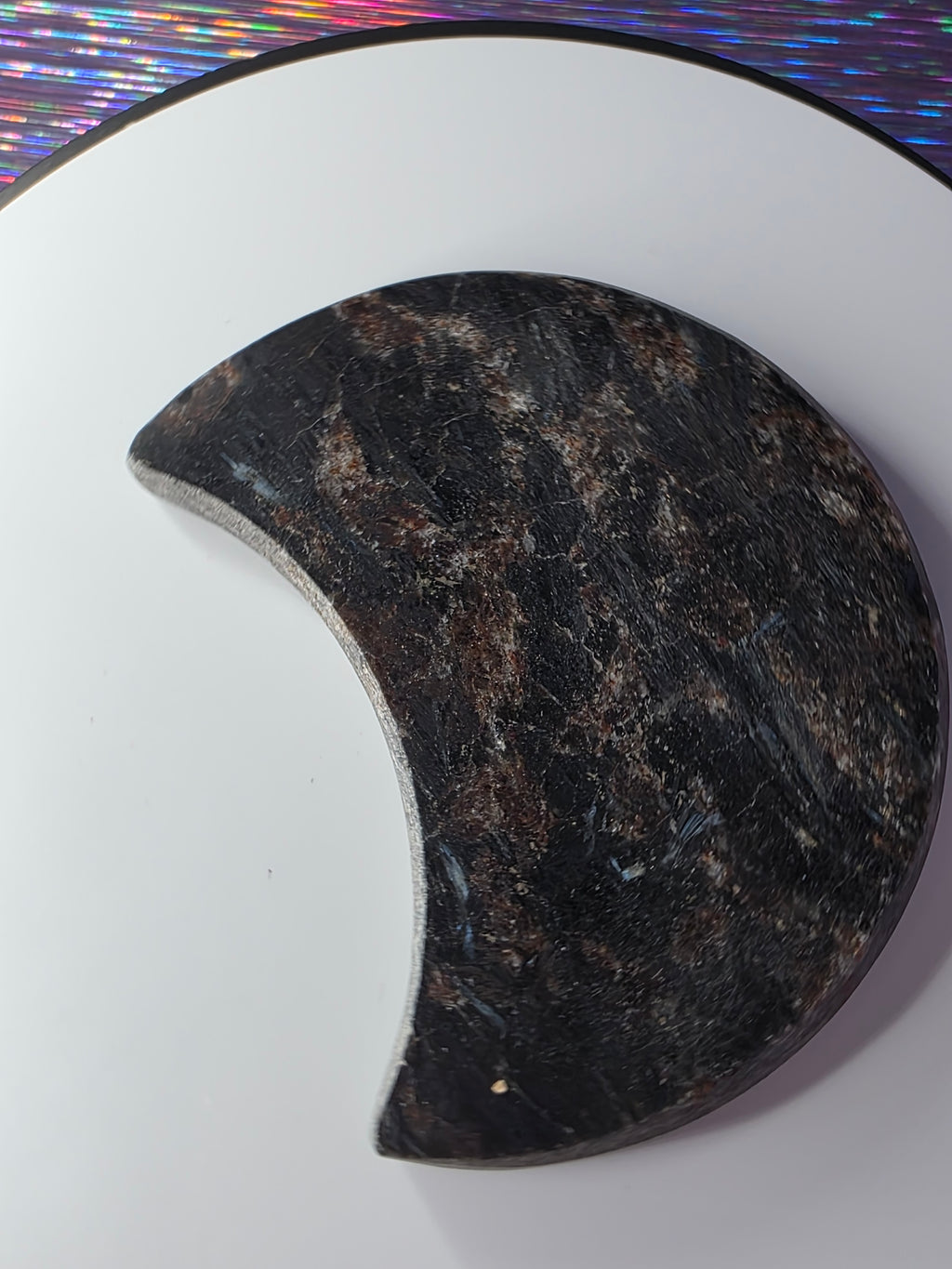 Arfvedsonite with Garnet Moon C