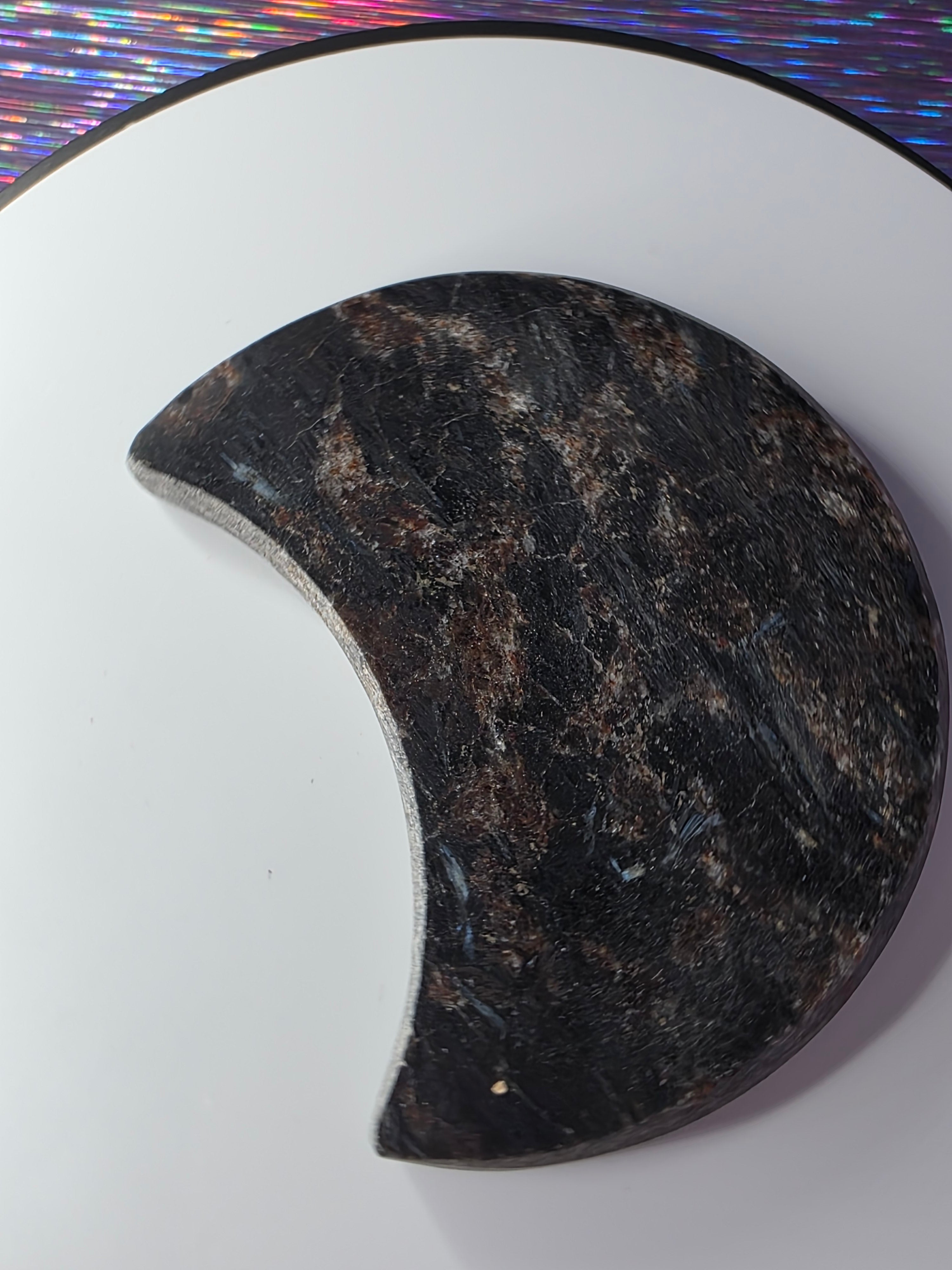 Arfvedsonite with Garnet Moon C