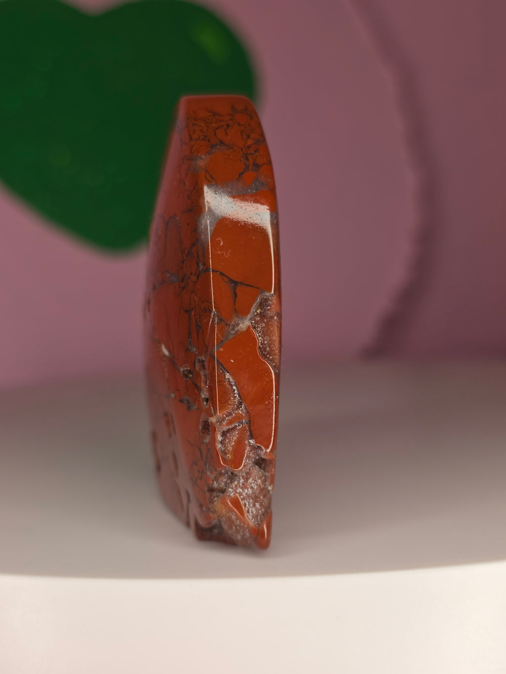 Red Brecciated Jasper Heart A