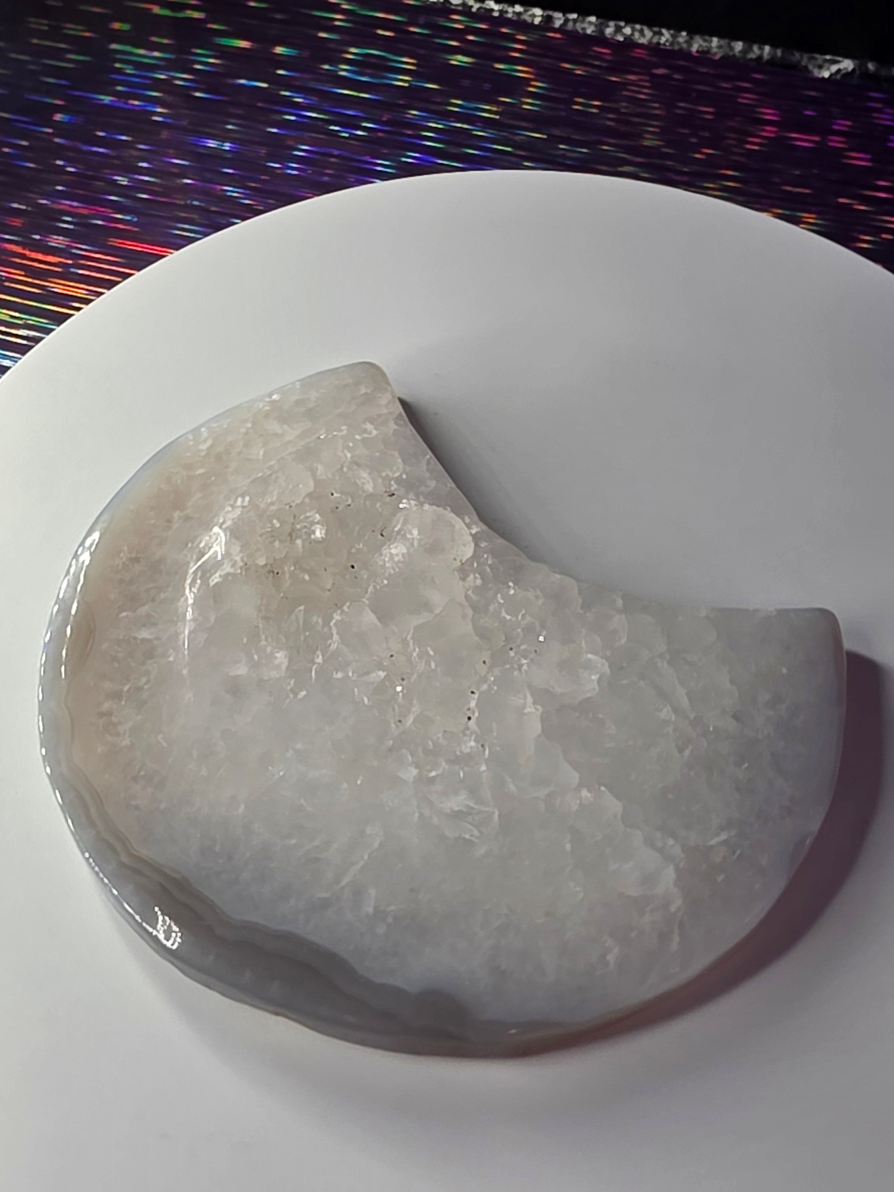 Quartz and Agate Moon A