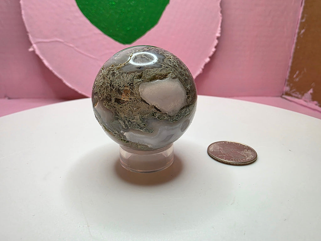 Moss Agate Sphere A