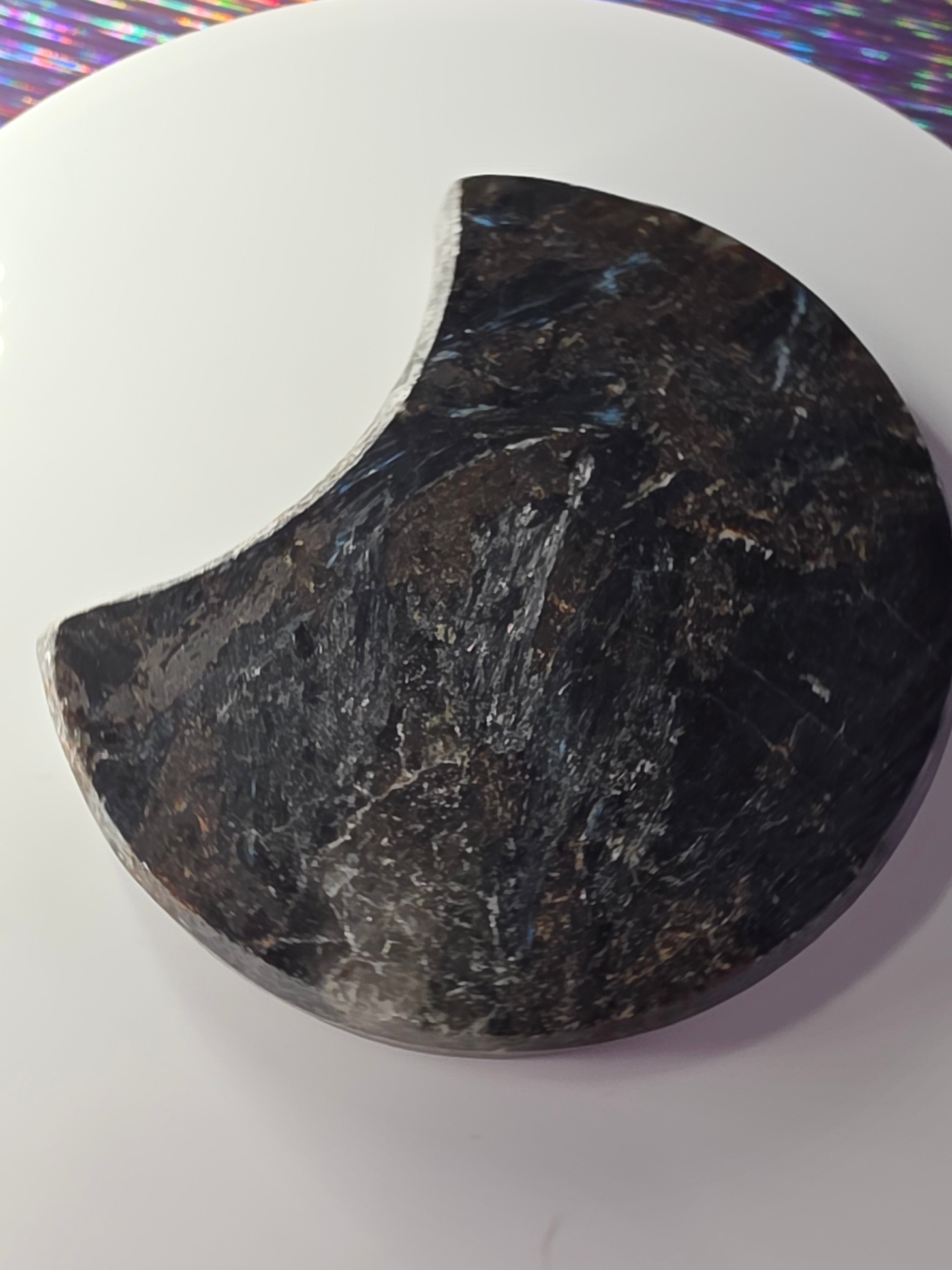 Arfvedsonite with Garnet Moon D