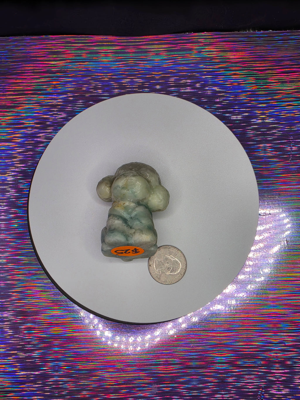 Sky Blue Calcite "Wishes" Dog A