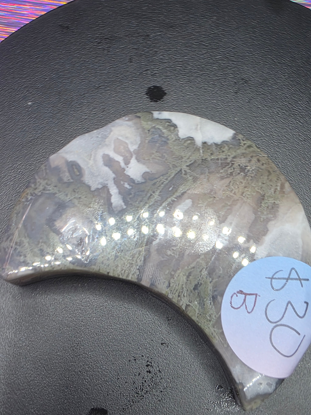 Moss Agate Moon B
