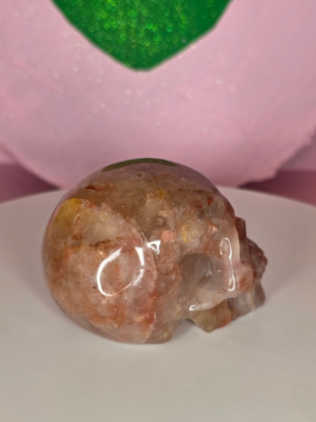 Fire Quartz Skull A