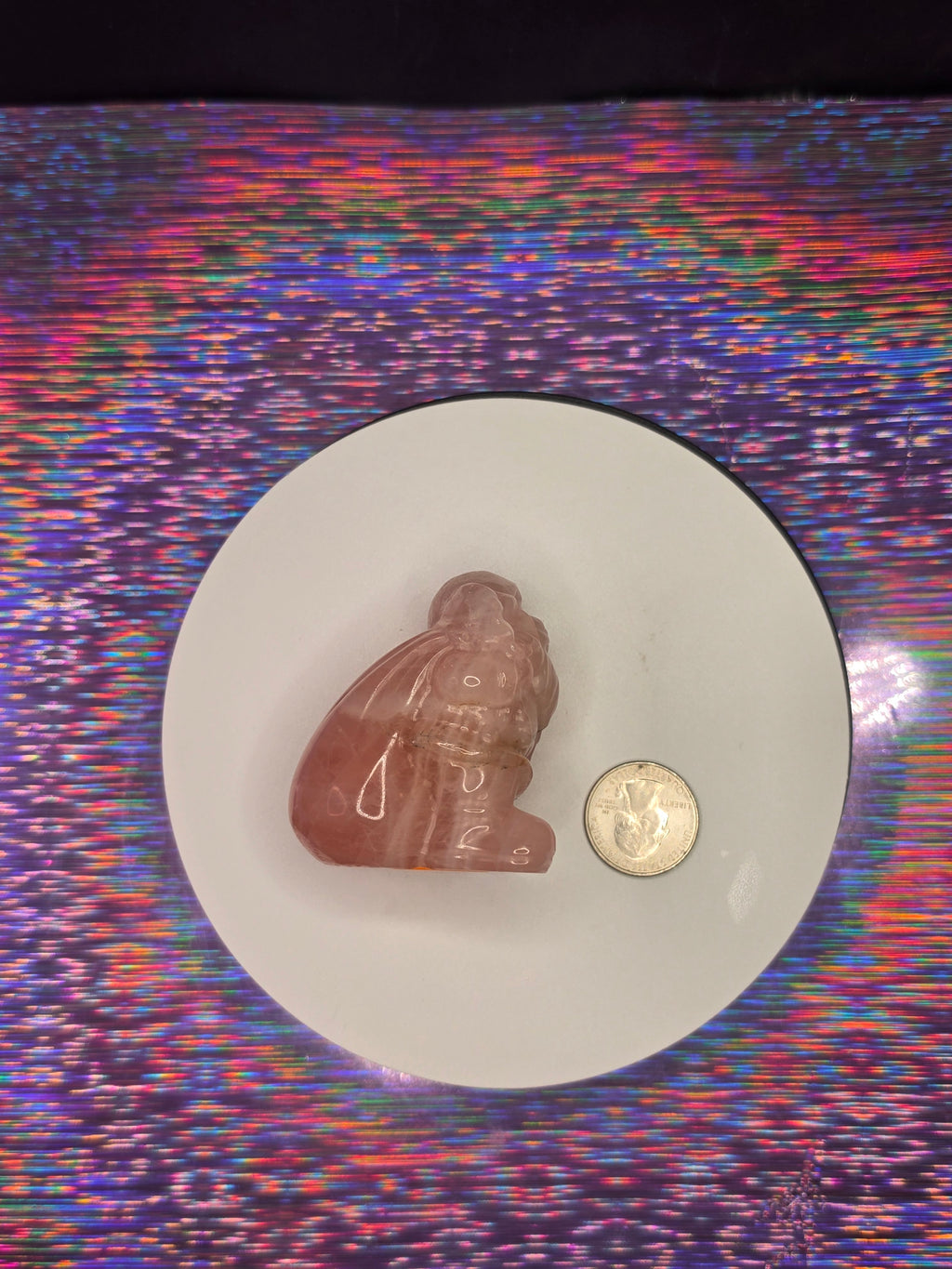 Rose Quartz Santa