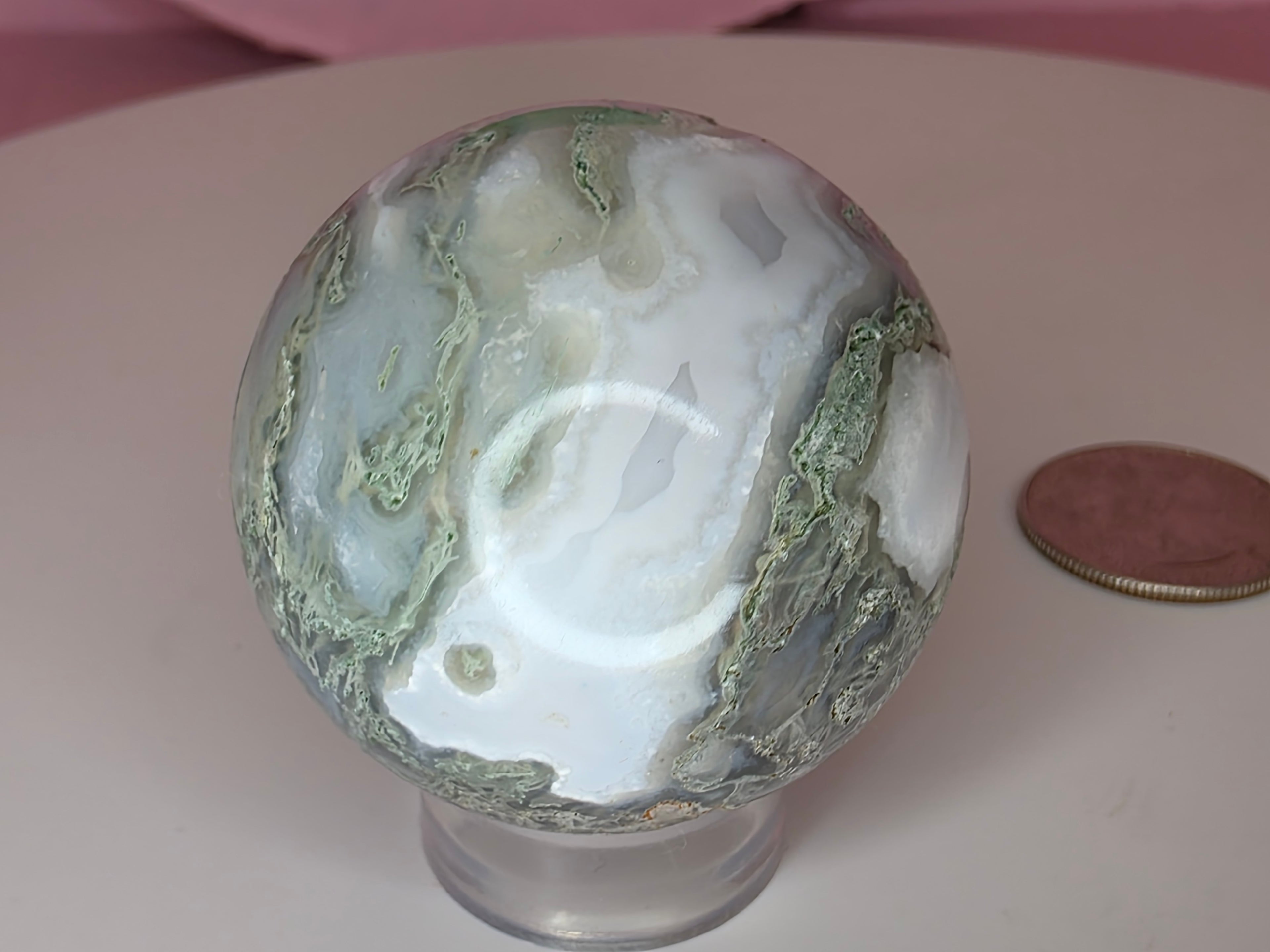 Moss Agate Sphere A