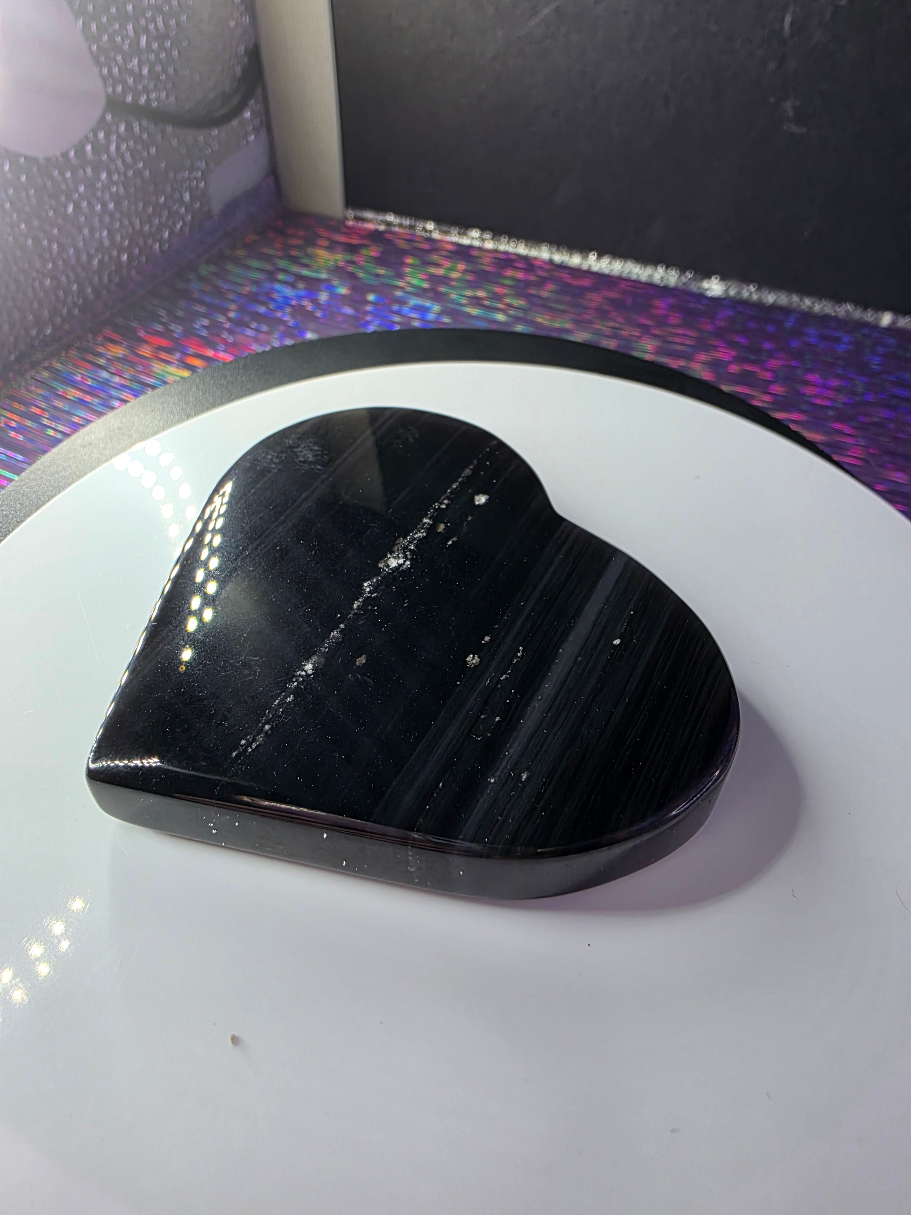Obsidian Lace Heart B