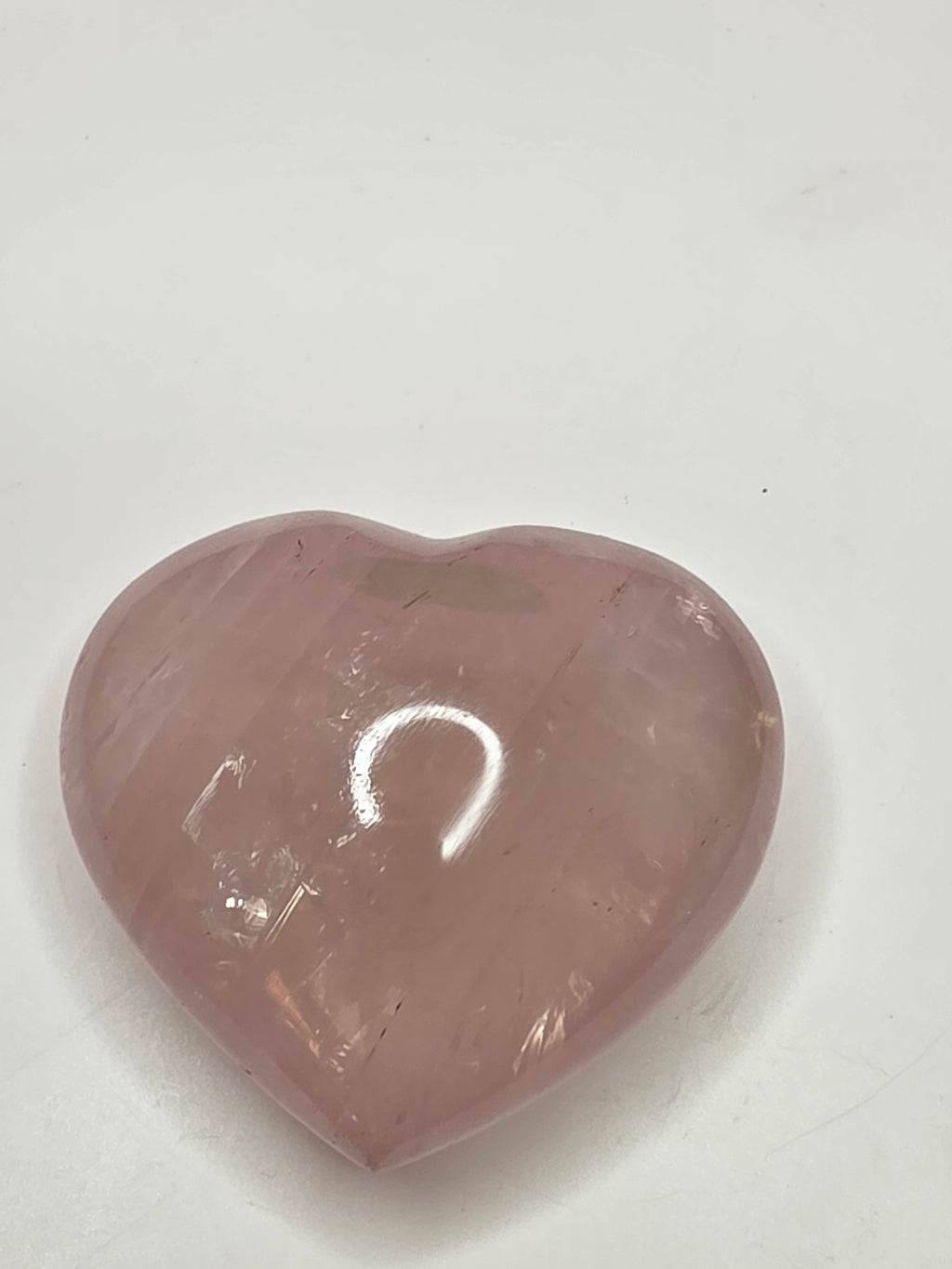 Rose Quartz Puffy Heart A