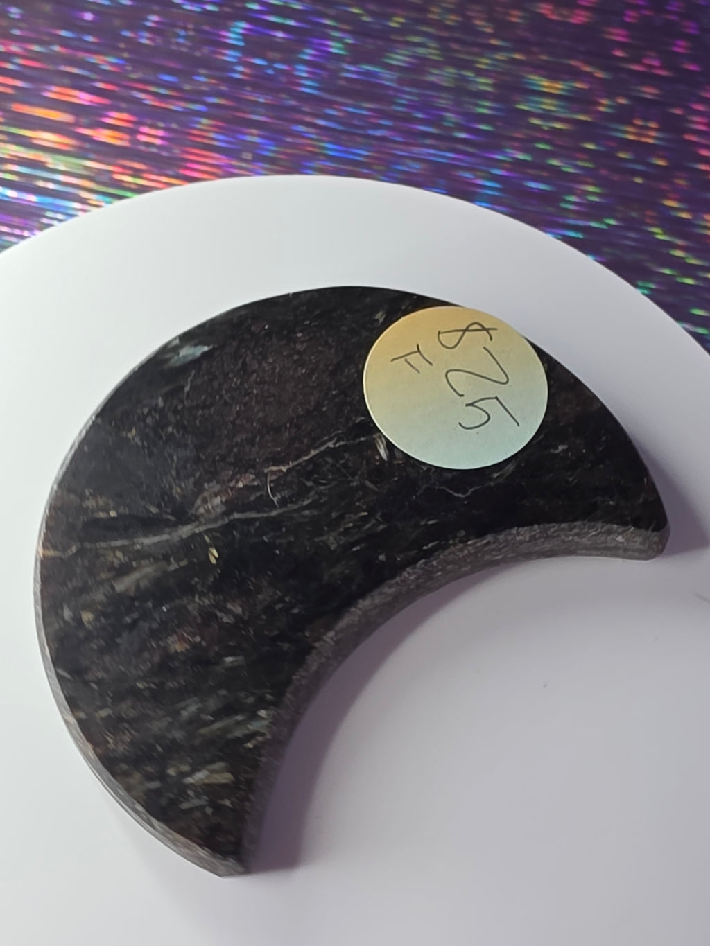Arfvedsonite with Garnet Moon F