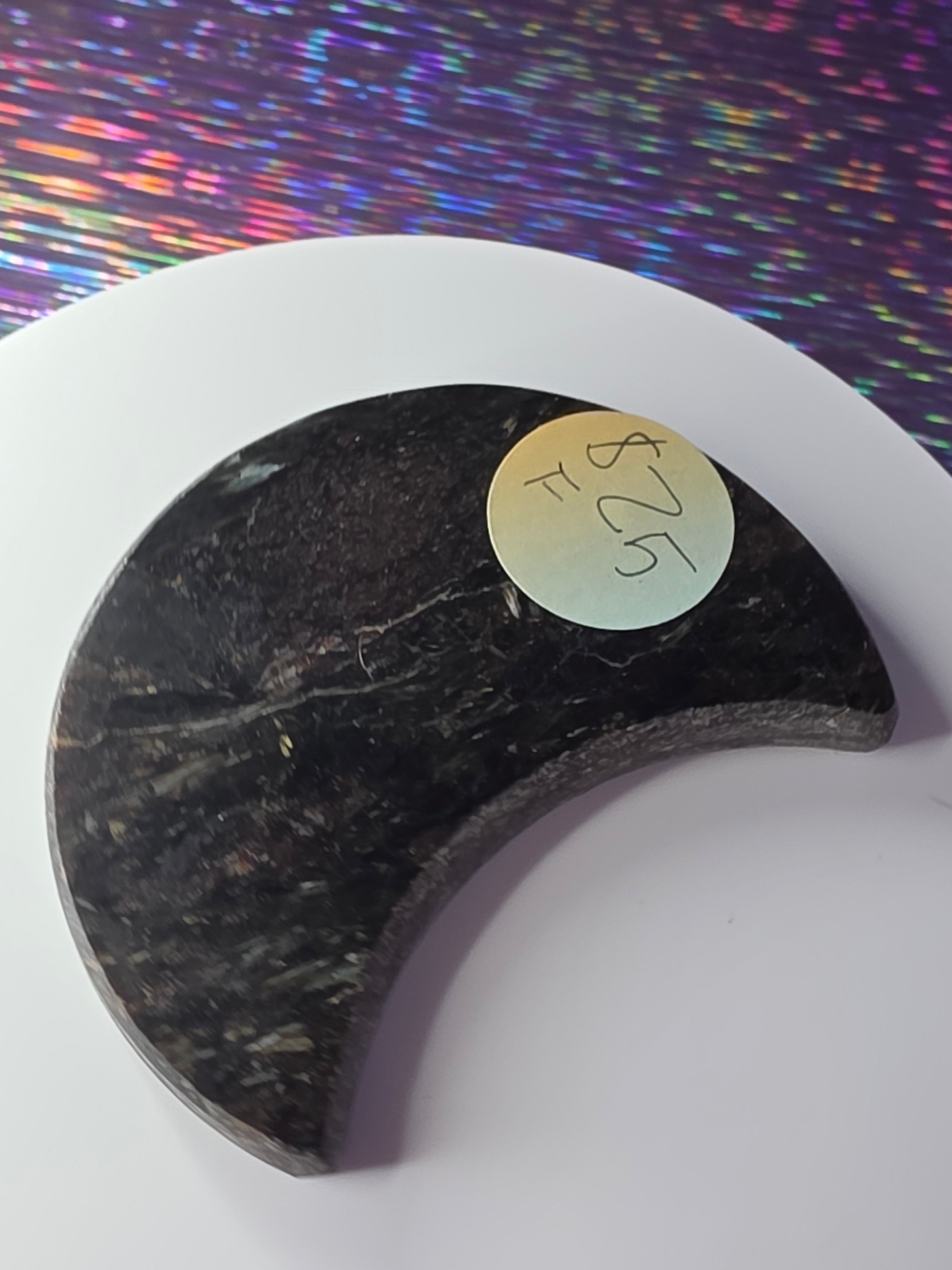 Arfvedsonite with Garnet Moon F